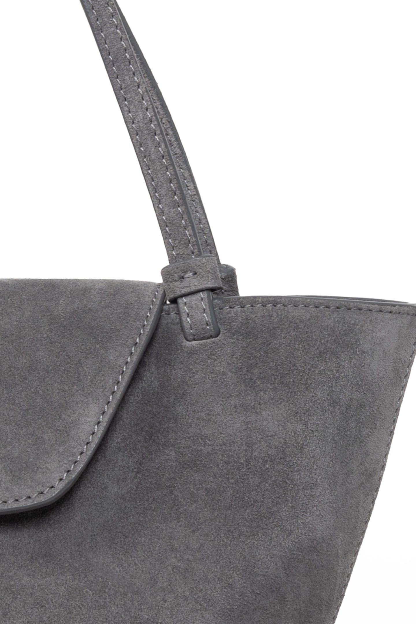 COURRIER TOTE SUEDE GREY 3
