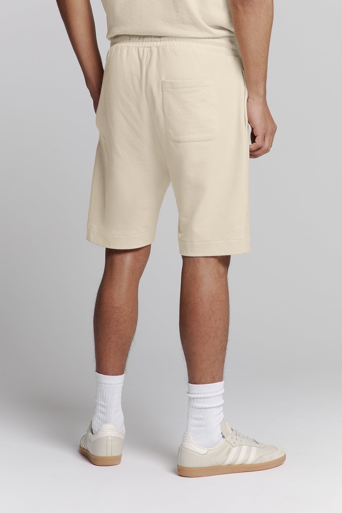 SHORT JERSEY SOLID TERRY CEMENT 2