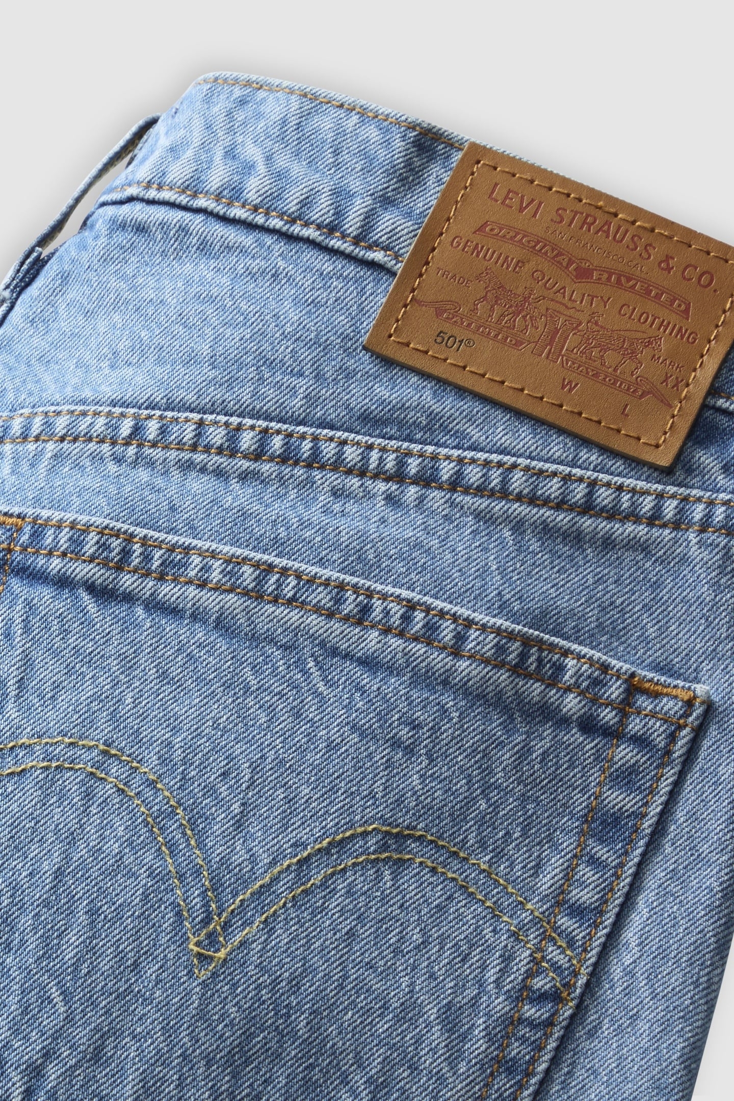 501® CROP JEANS BLUE 8