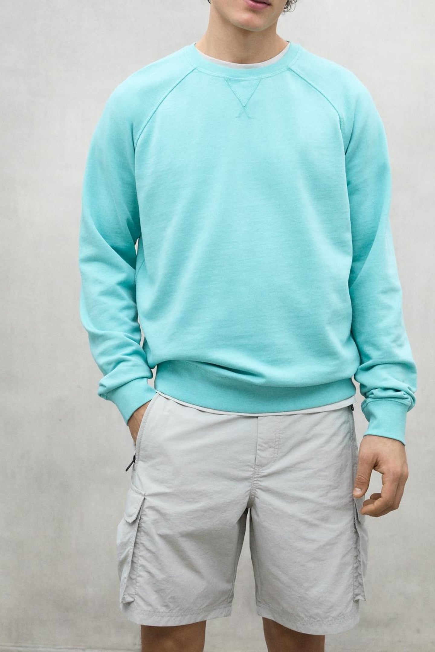 BERJAALF SWEATSHIRT LIGHT TOURQUISE 2