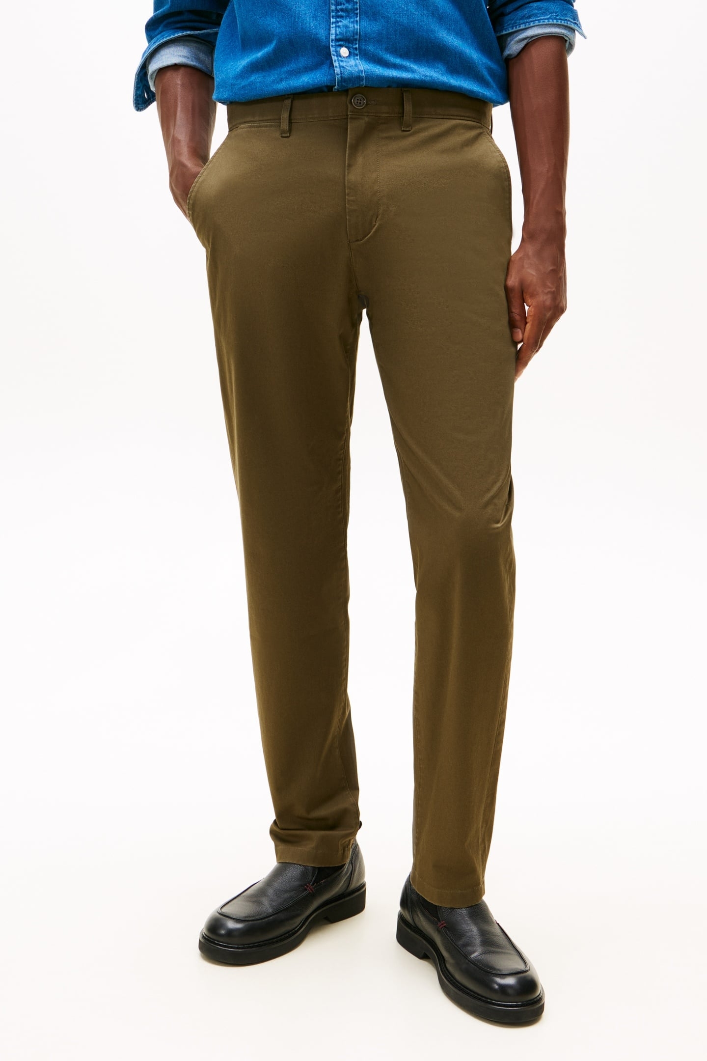 HARLEM ESSENTIAL CHINO ARMY GREEN 1