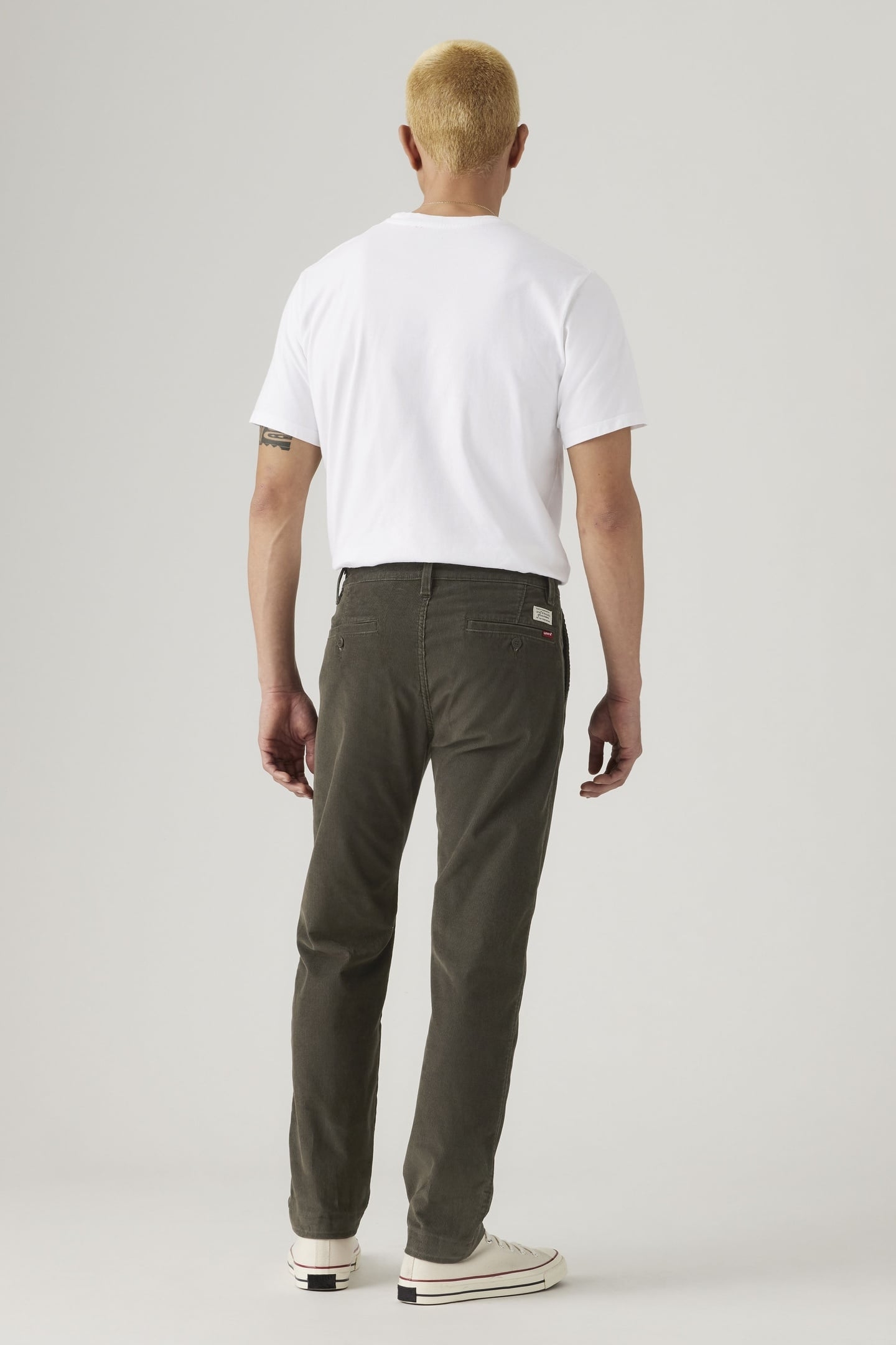 XX STANDARD TAPER CORDUROY CHINOS BROWN 3
