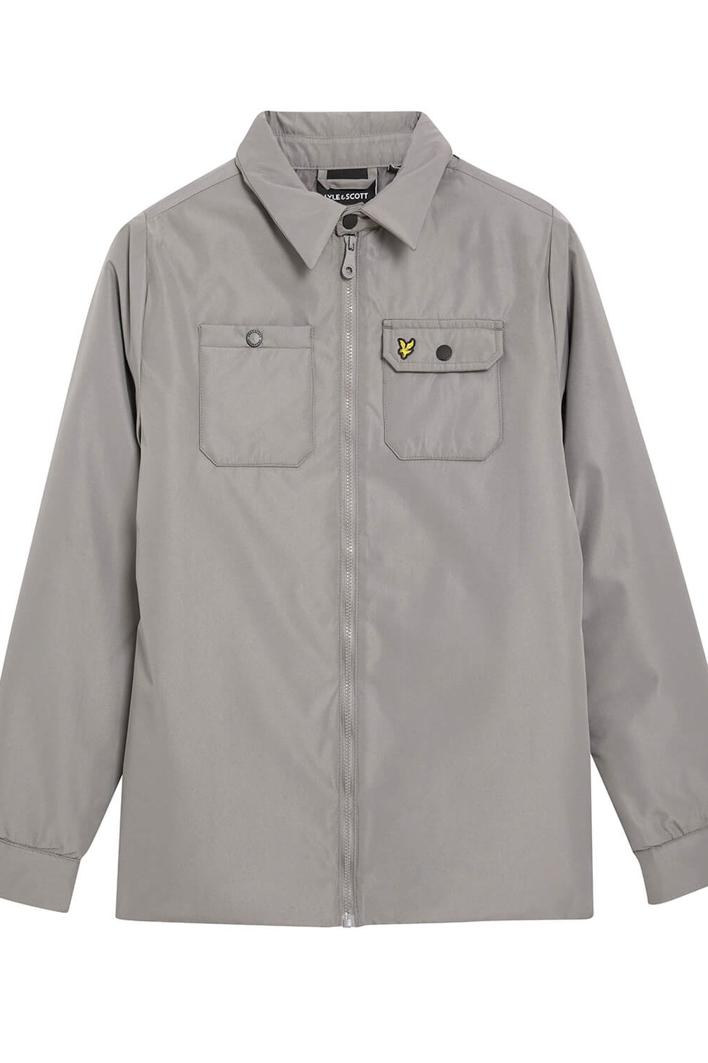 PADDED WOVEN OVERSHIRT SHARKSKIN 2