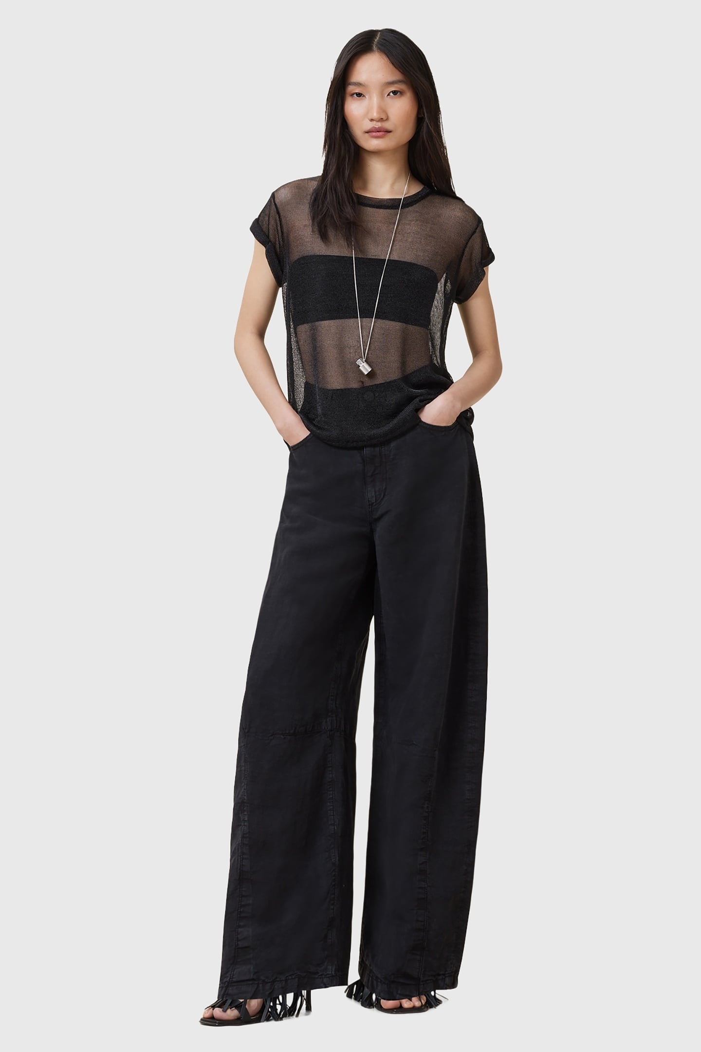 THEA SPARKLE TOP BLACK 3