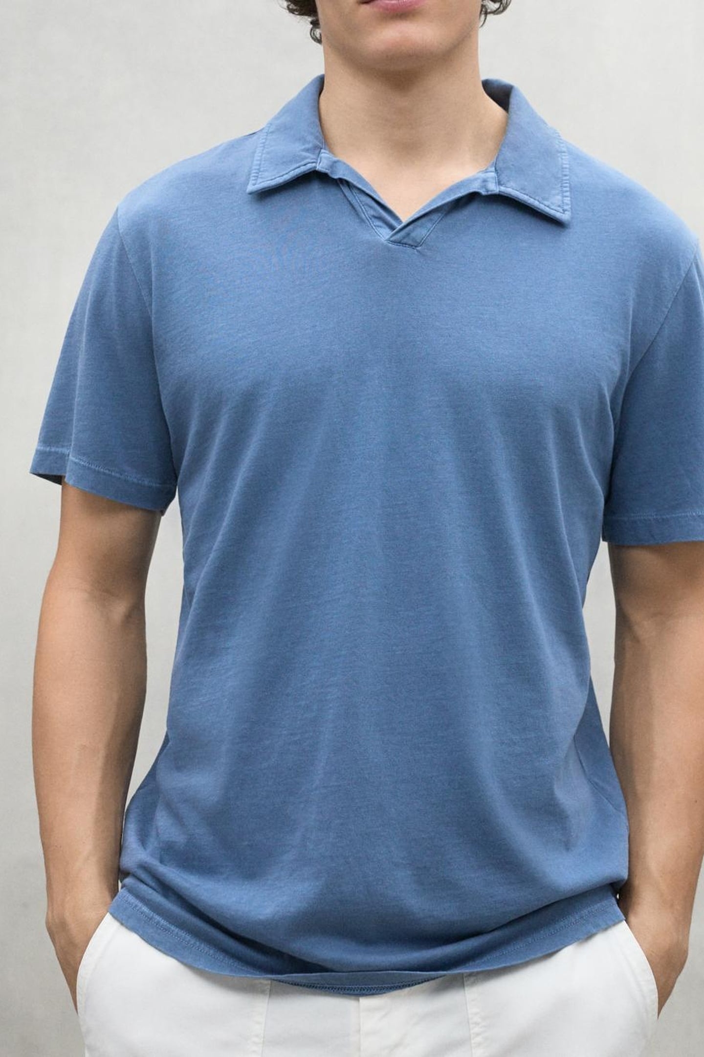 ENZOALF POLO LIGHT INDIGO 1