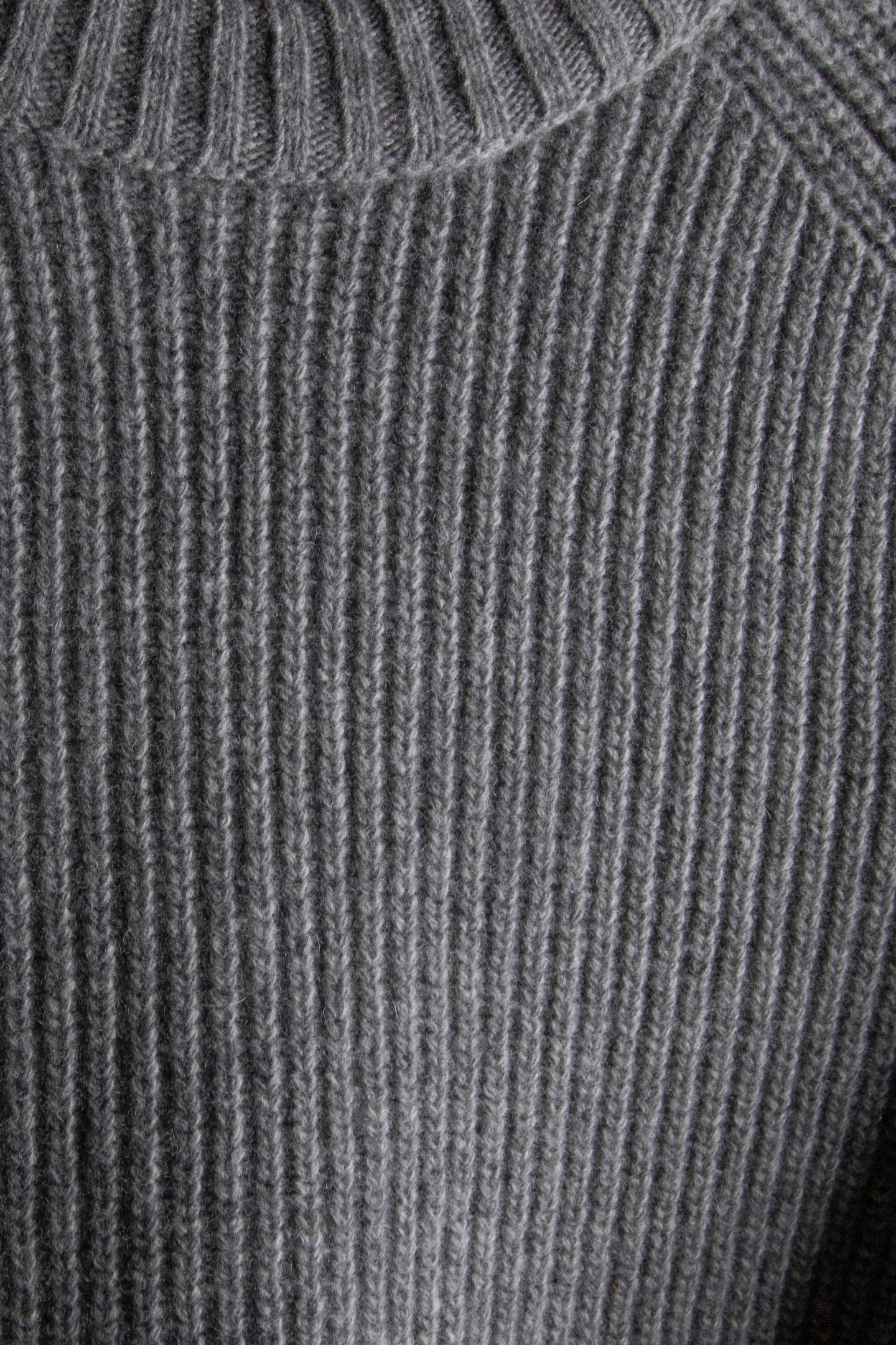 KNITTED PULLOVER KNITS GREY HEATHER MELANGE 4