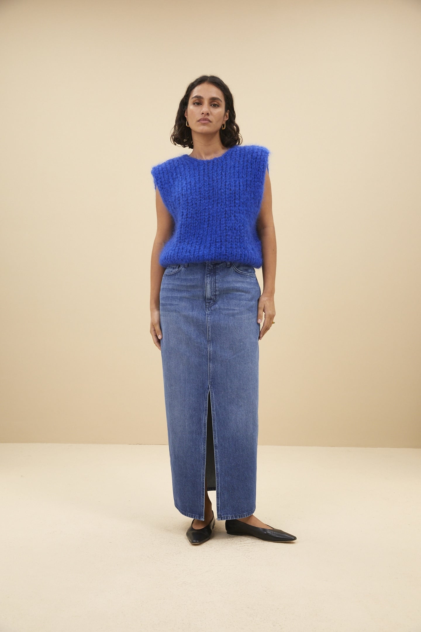 SIS DENIM SKIRT DENIM 1