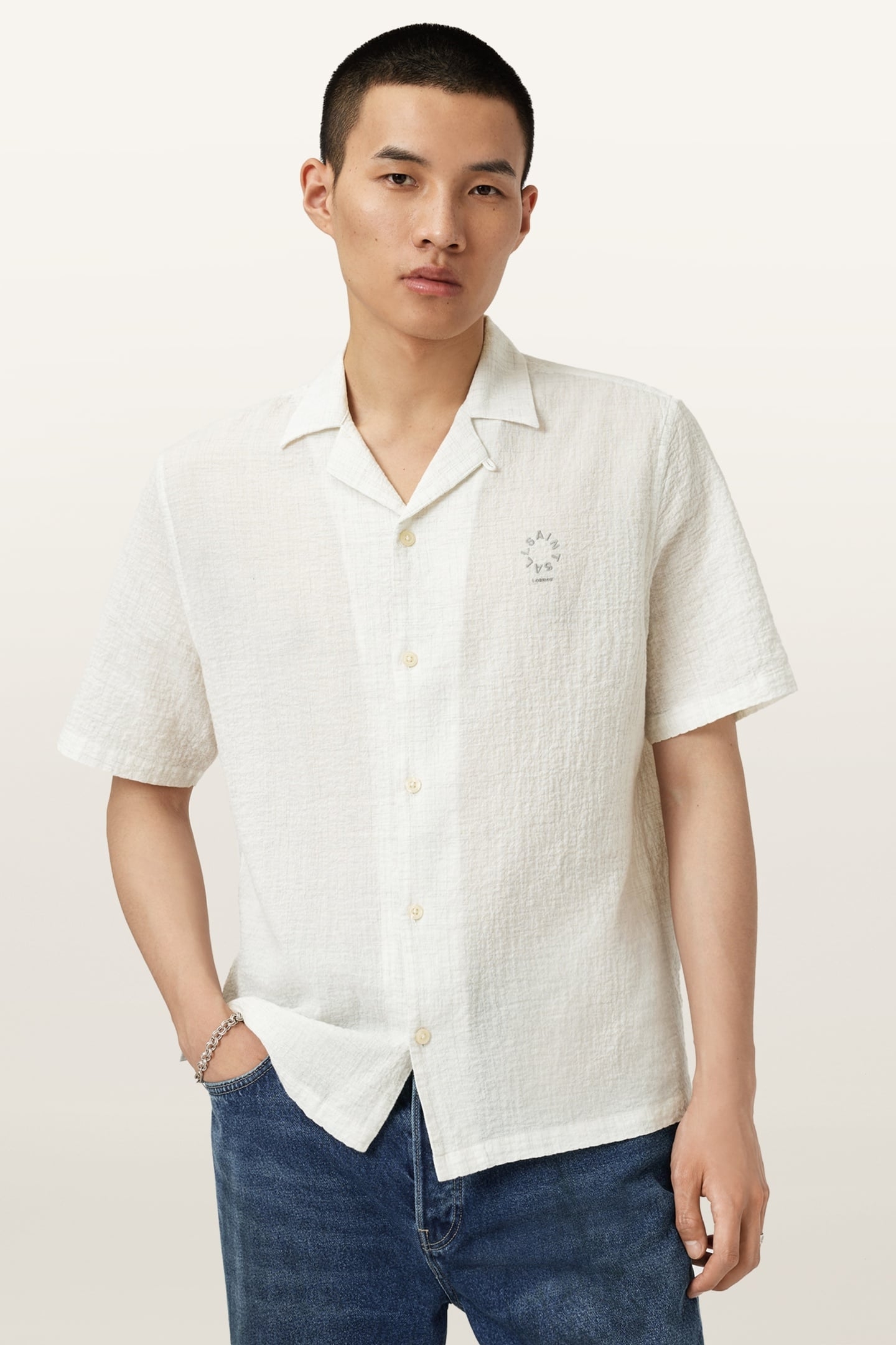 ADMON SS SHIRT JETSTREAM WHITE 1