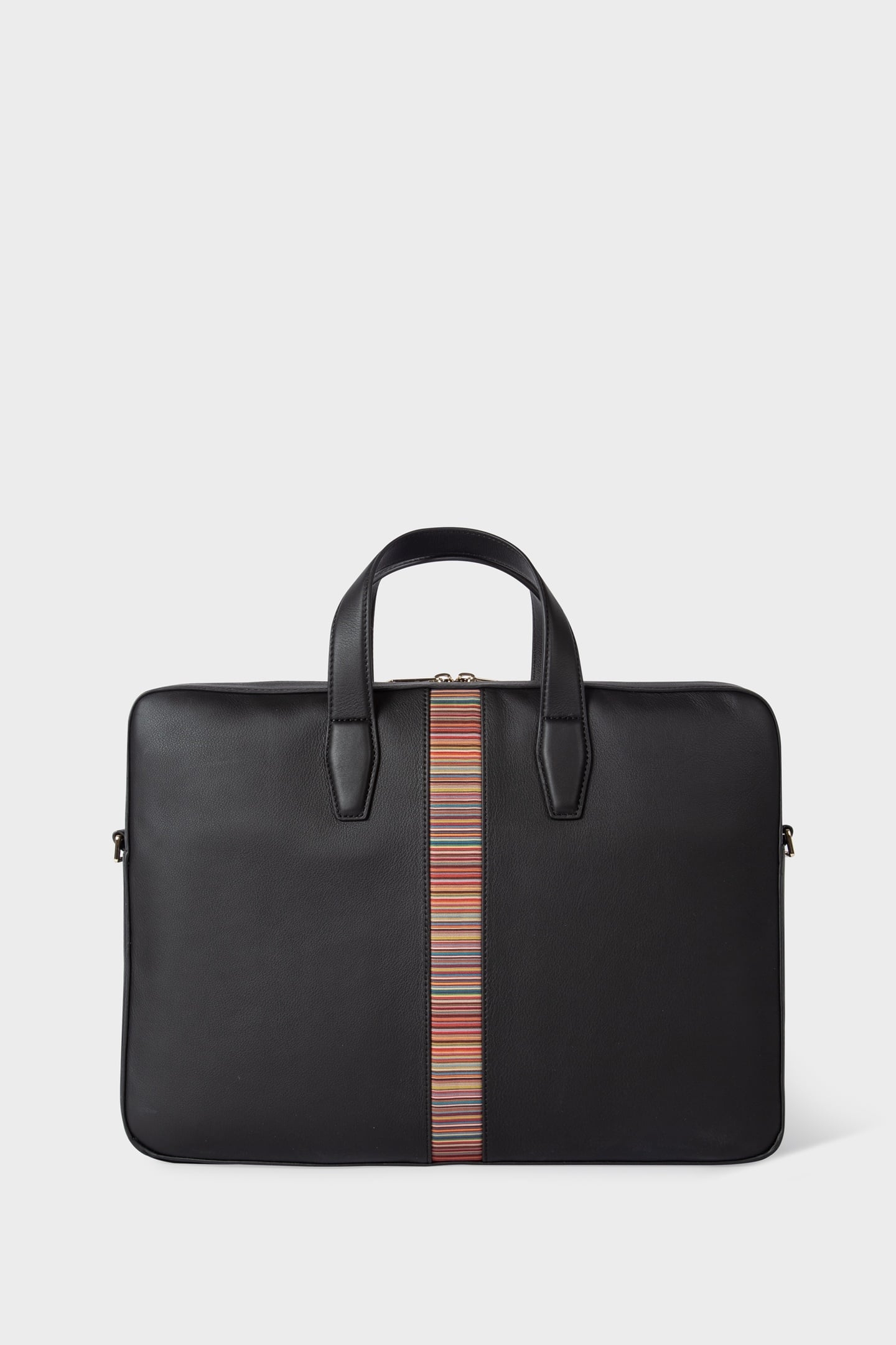 BAG FOLIO STRIPED BLACK 1