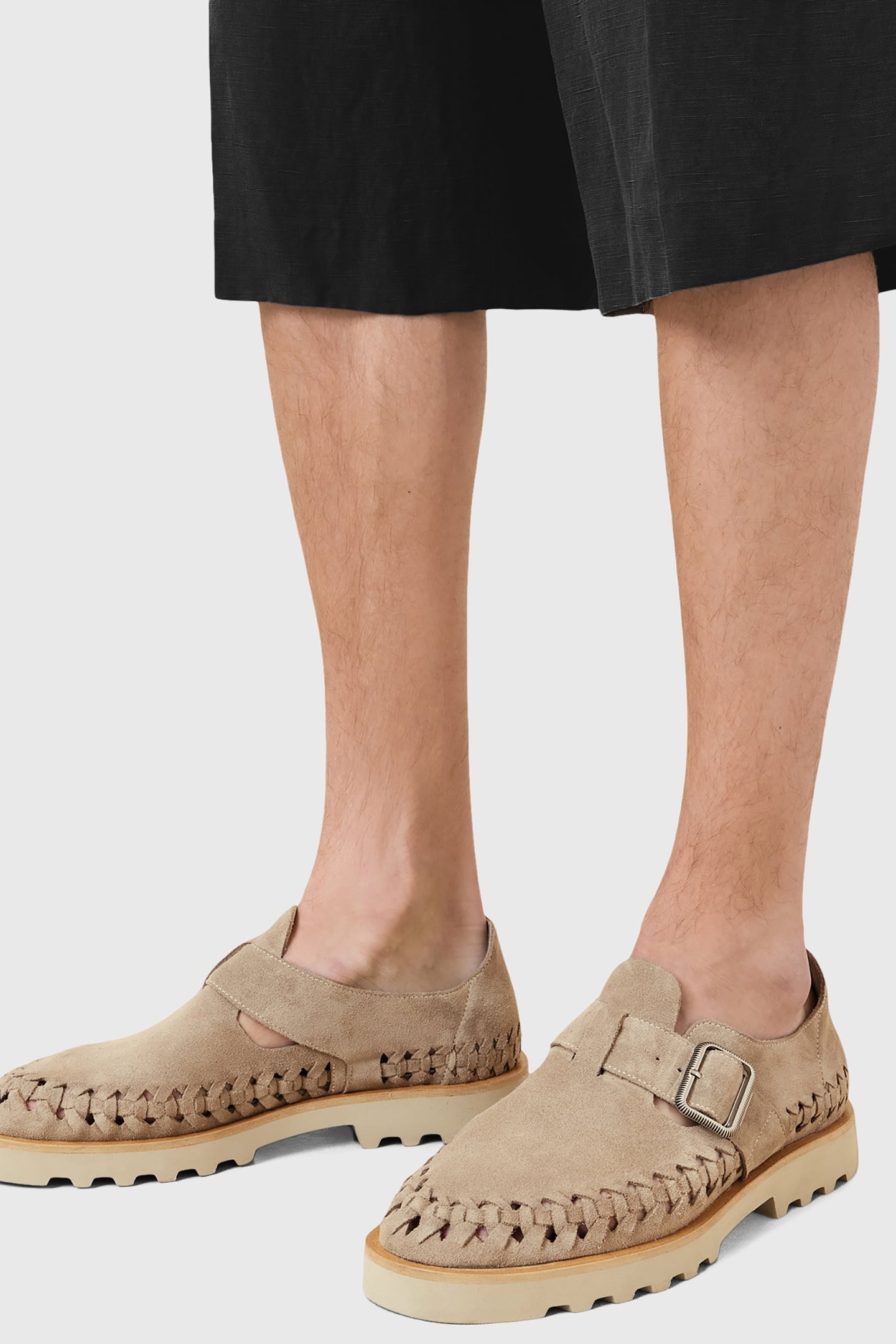 SKIFF SUEDE SANDAL CLOUDY GREY 1