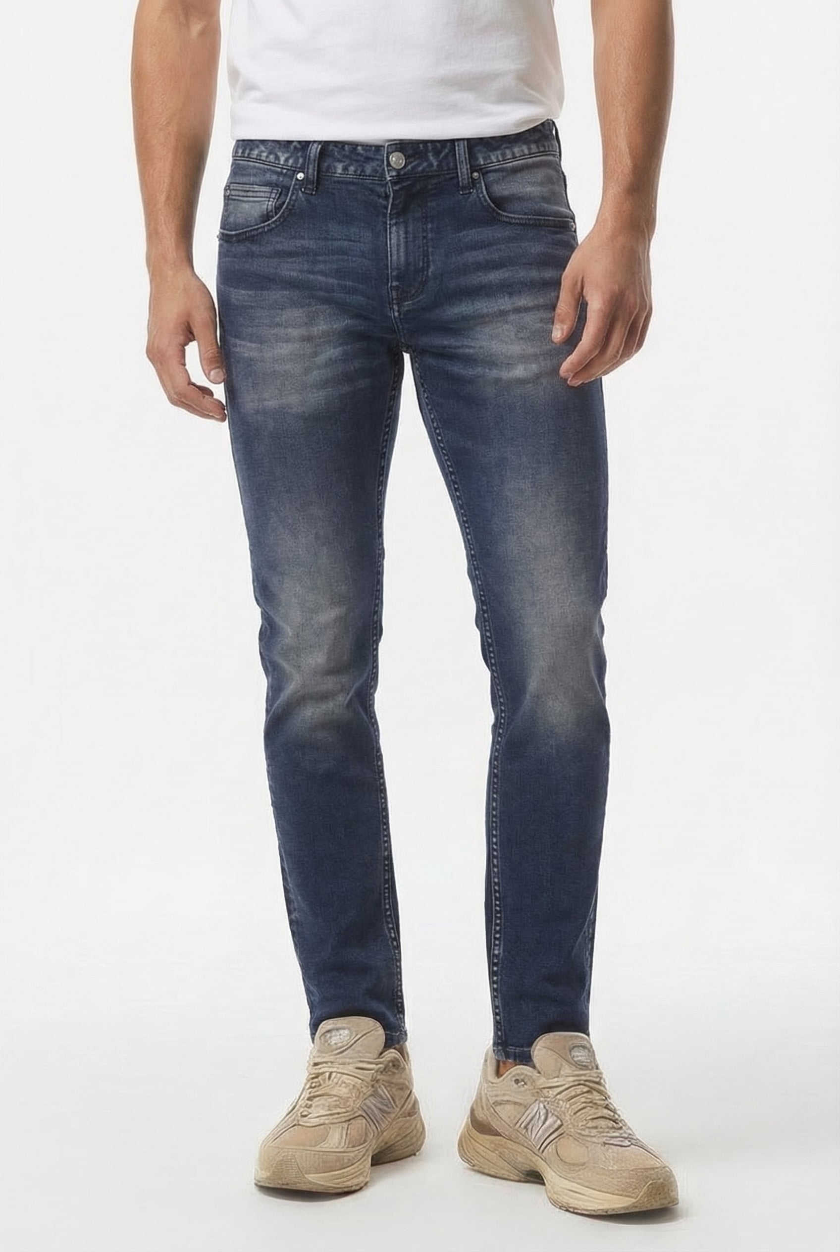 EQUATOR JEANS DARK BLUE STONE 1