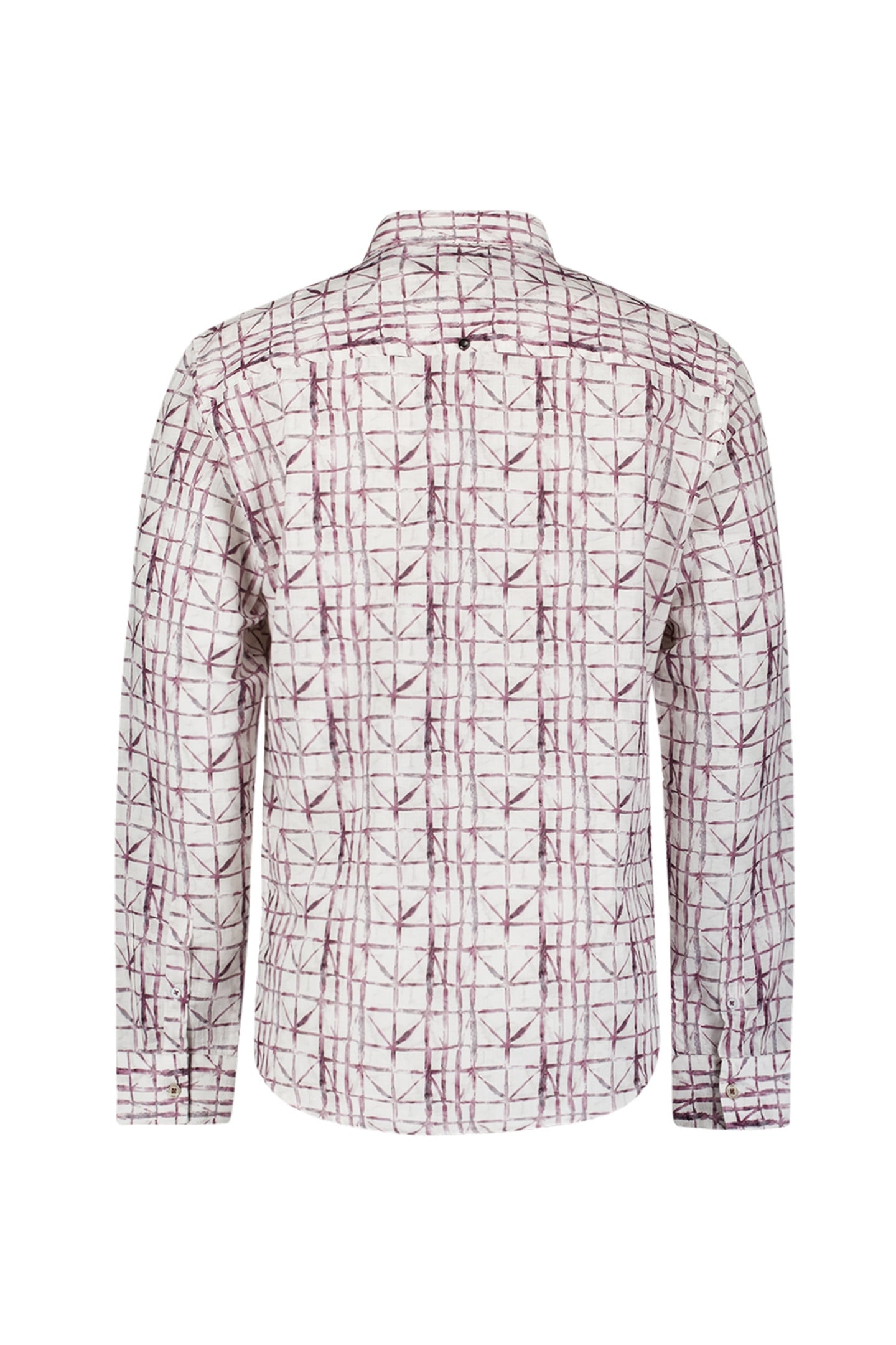 SHIRT ALLOVER PRINTED WITH LINEN MAUVE 6