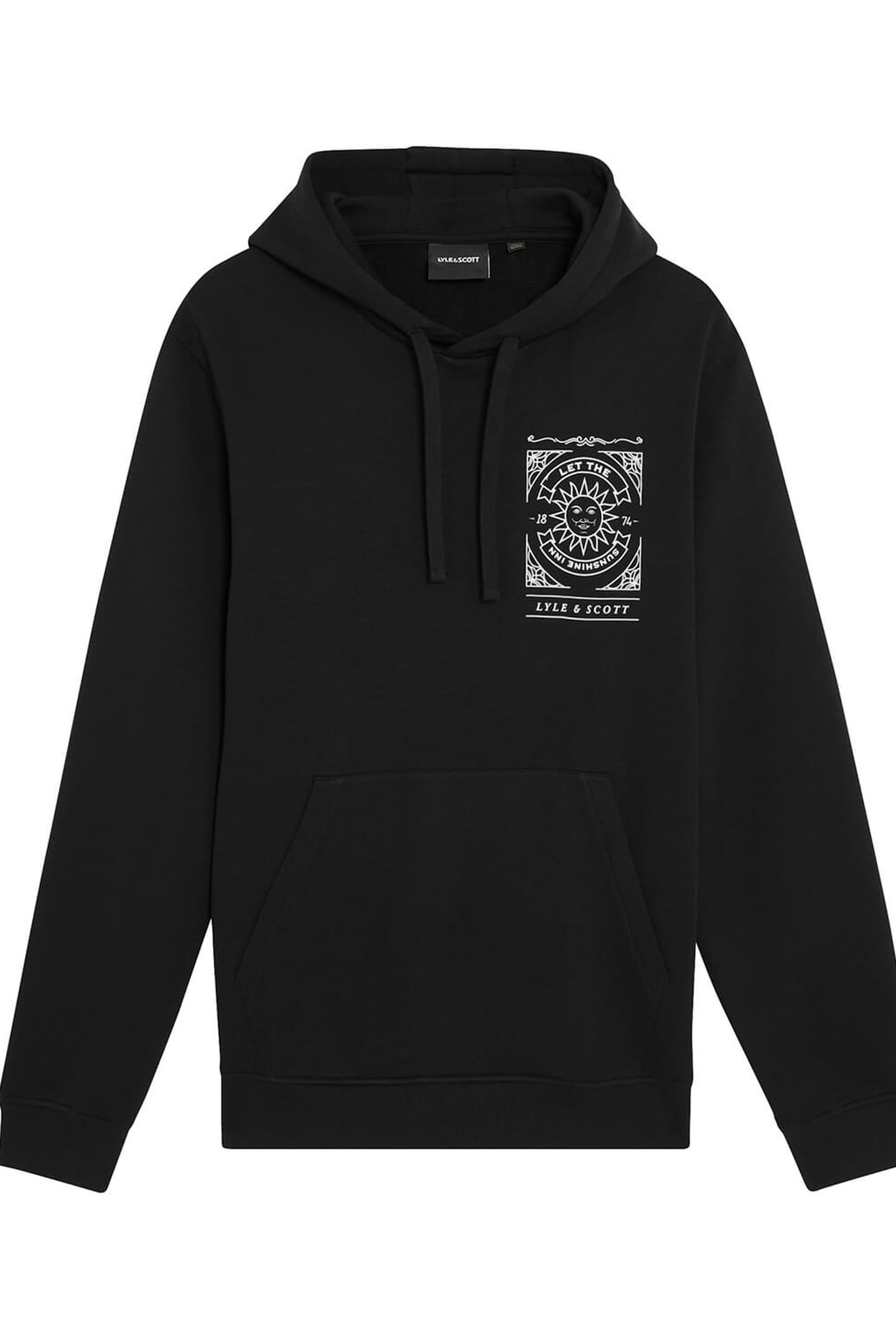 SUNSHINE INN GRAPHIC HOODIE JET BLACK 4