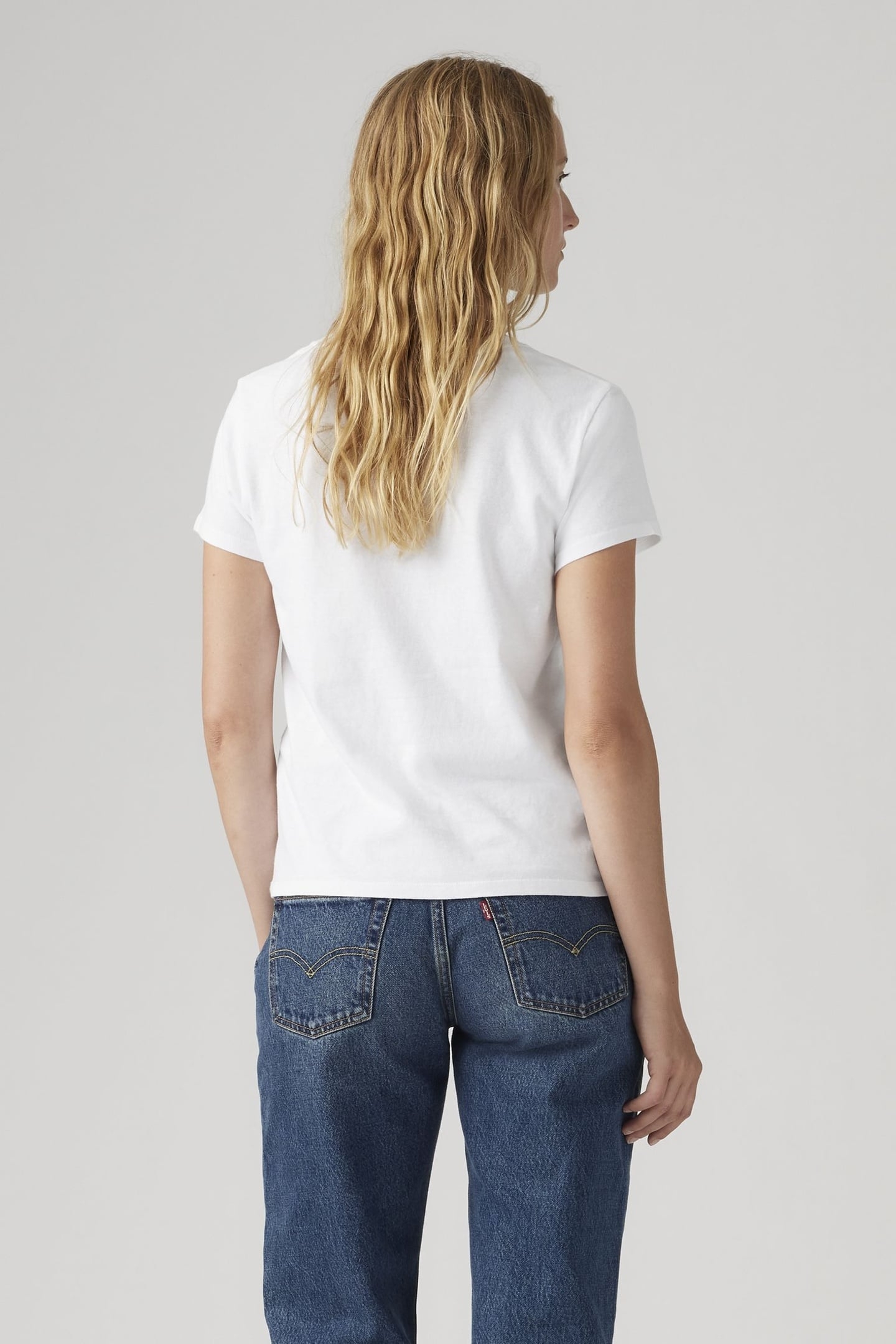 PERFECT SLUB V-NECK TEE WHITE 2