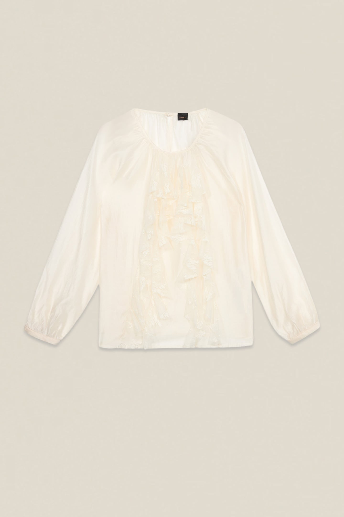 VOILE BLOUSE WITH RUFFLES WHITE 3