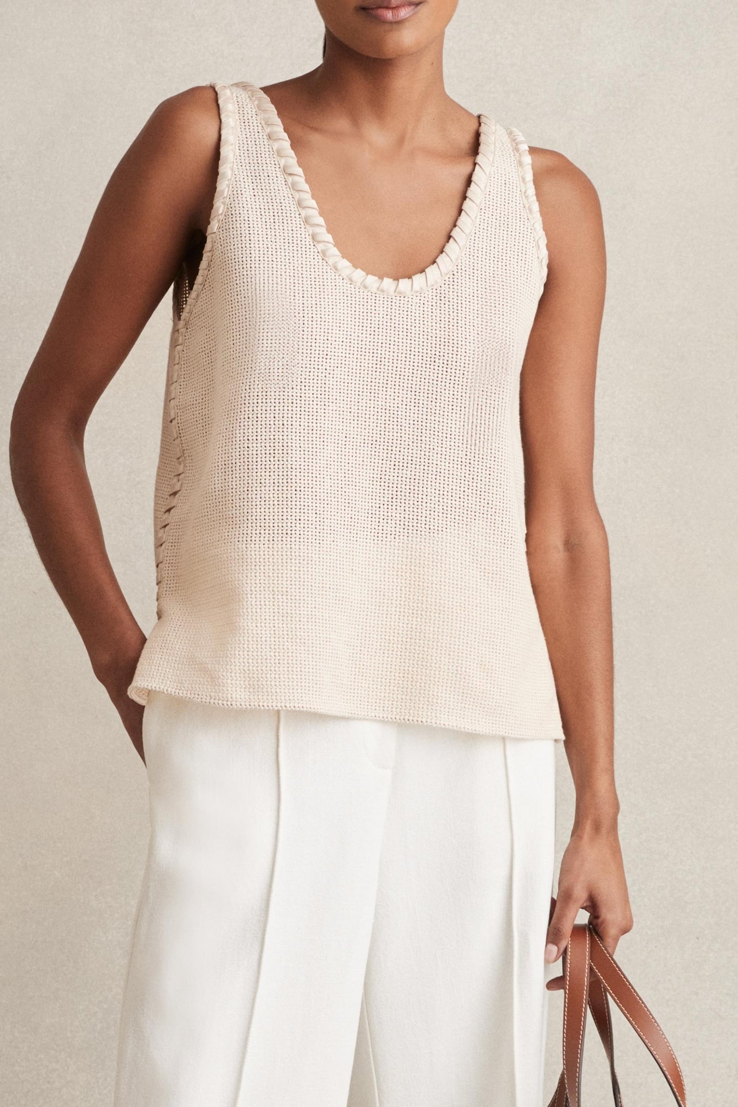 CROCHET CRAFT TOP CREAM 1