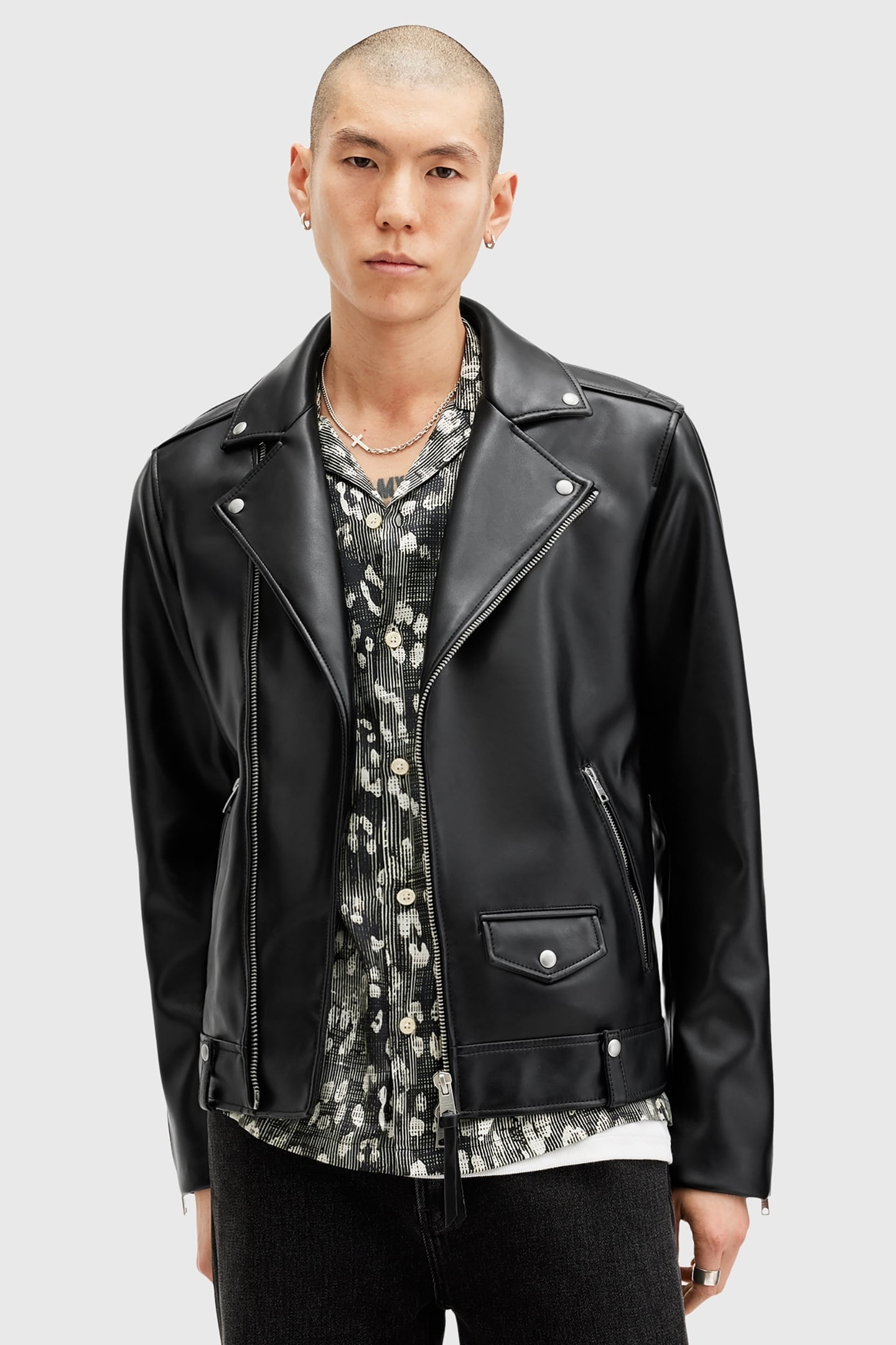 MILO FAUX BIKER BLACK 1