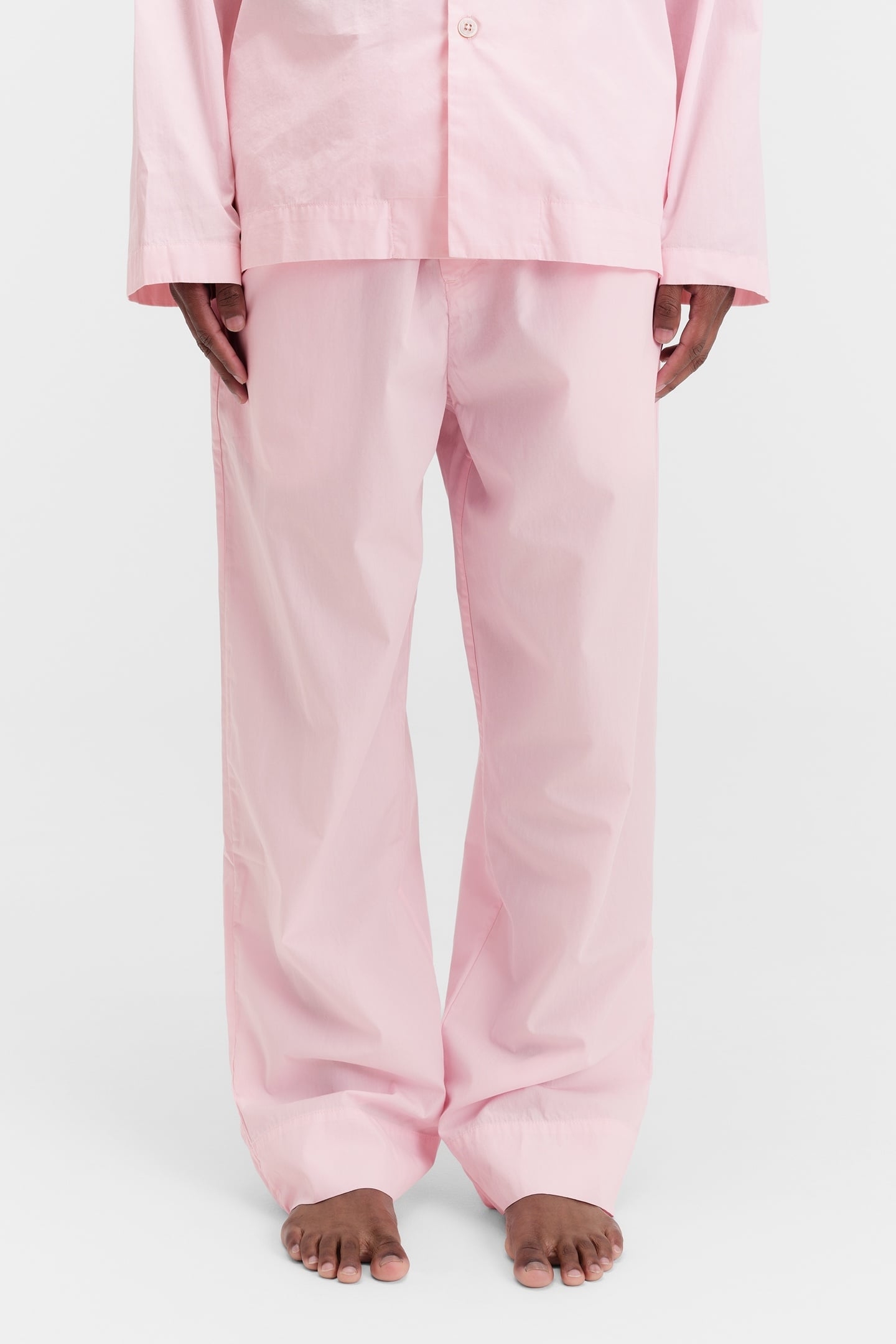 UNISEX POPLIN, PYJAMAS PANTS SOFT PINK 1