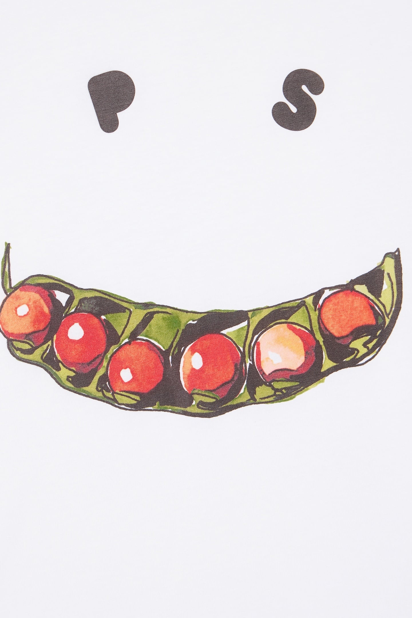 REG FIT T SHIRT HAPPY PEAS WHITE 3