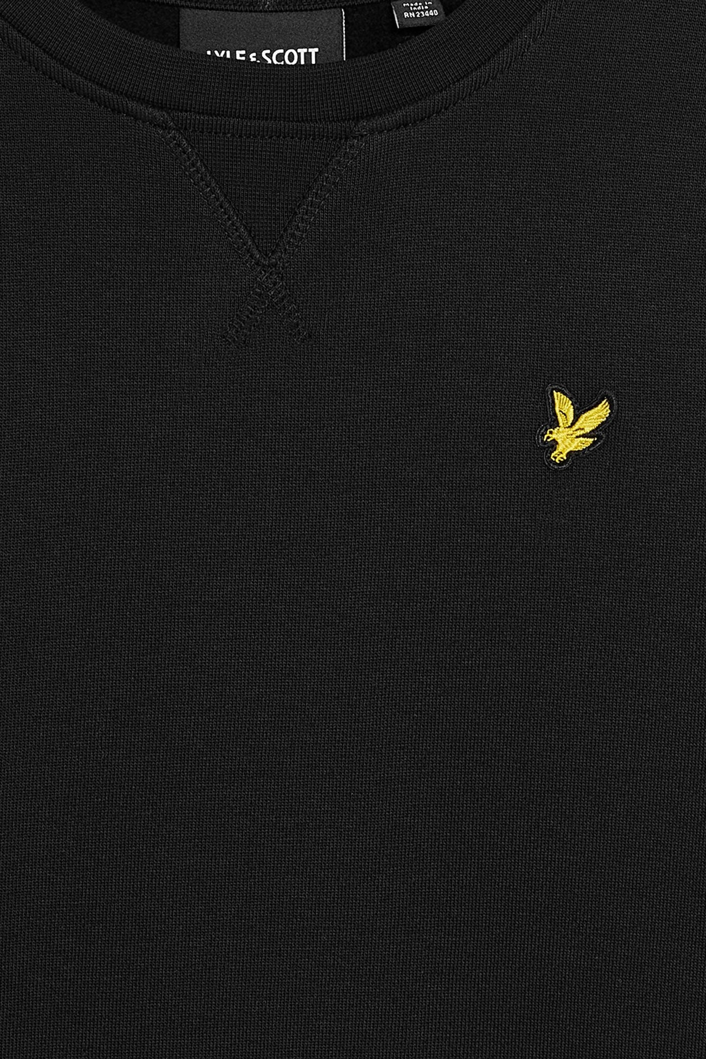 CREW NECK SWEATSHIRT JET BLACK 3