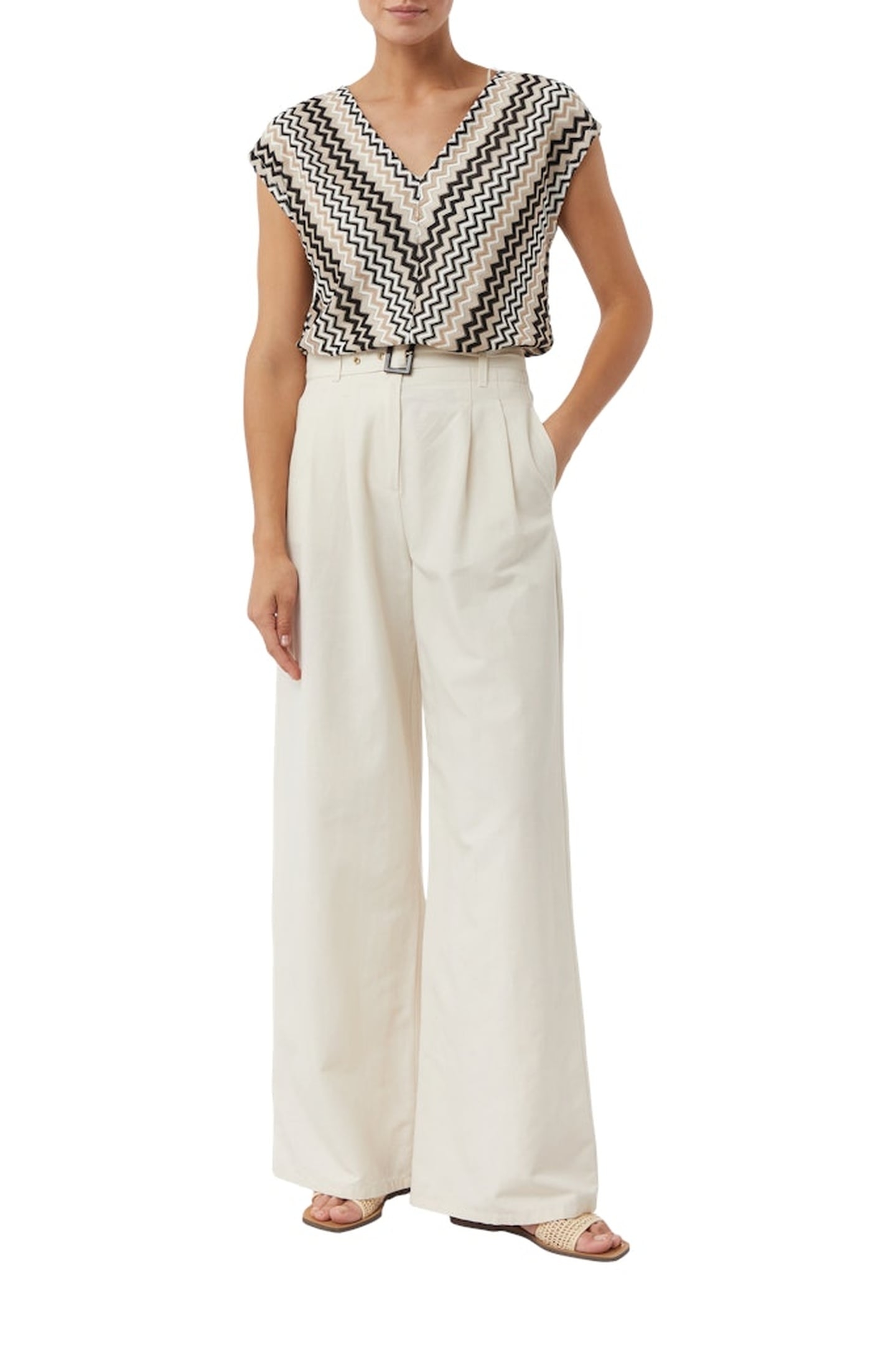 COMMA T-SHIRTS CRÈME 2