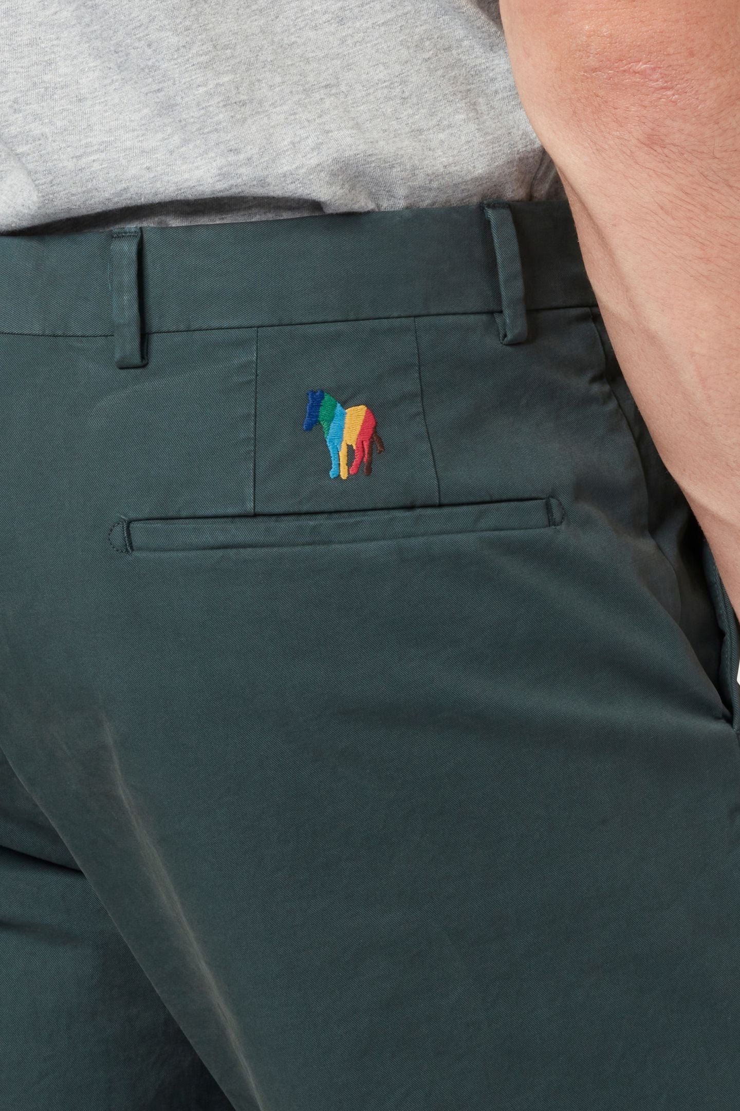 MID FIT CLEAN CHINO VERY DARK GREEN 6