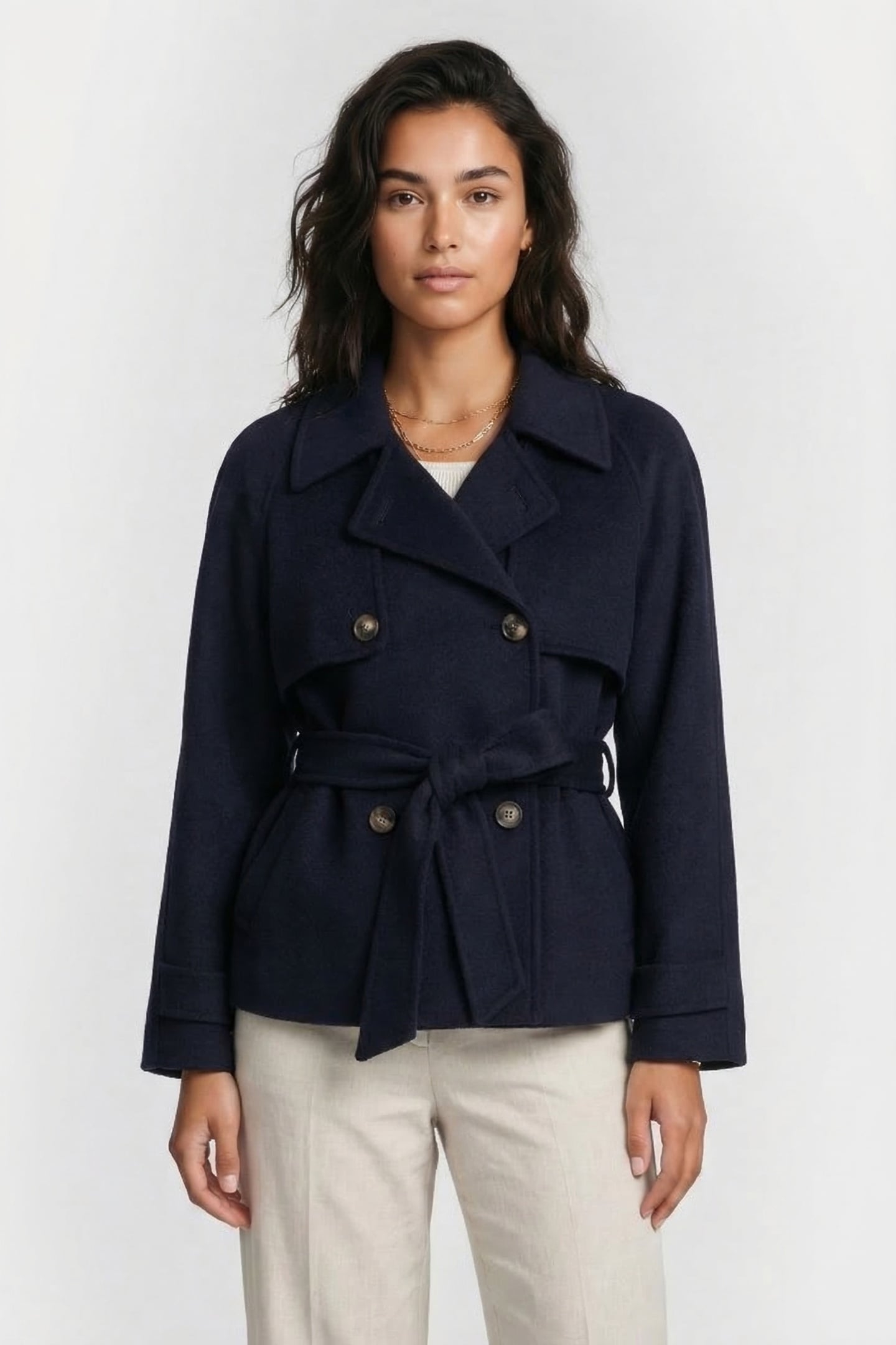 VESPER WOOL JACKET NAVY 1