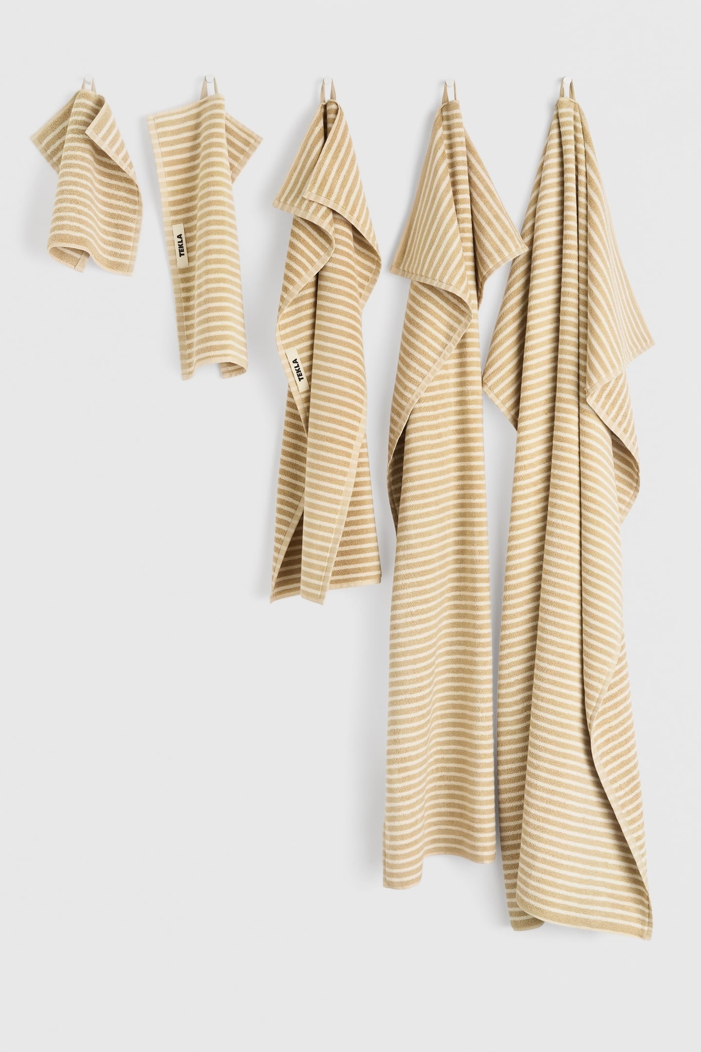 UNISEX TOWEL IVORY STRIPES 4