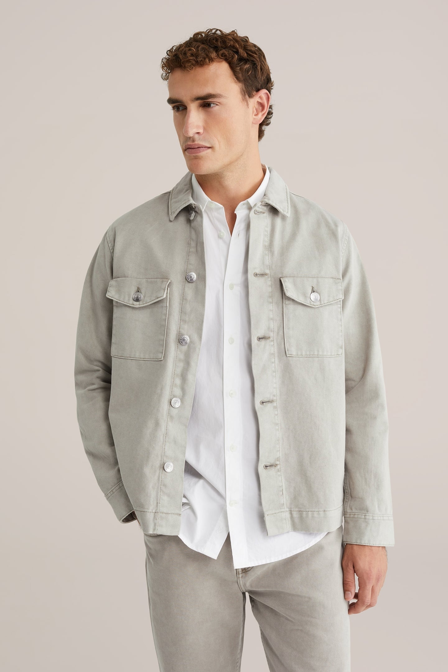 OVERSHIRT GREIGE 1