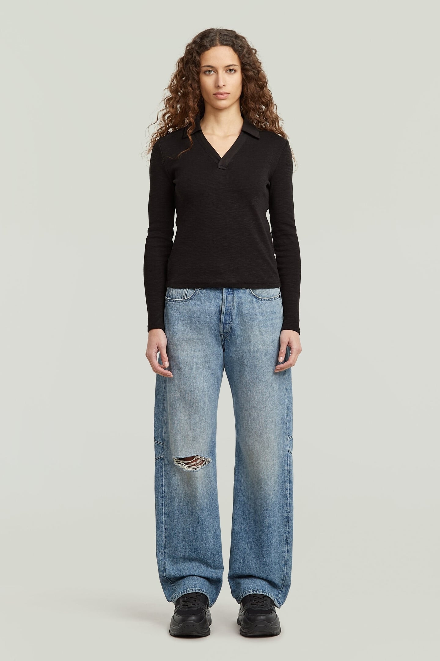 BOWEY 3D BOYFRIEND JEANS VINTAGE RIPPED MINE DUST 1