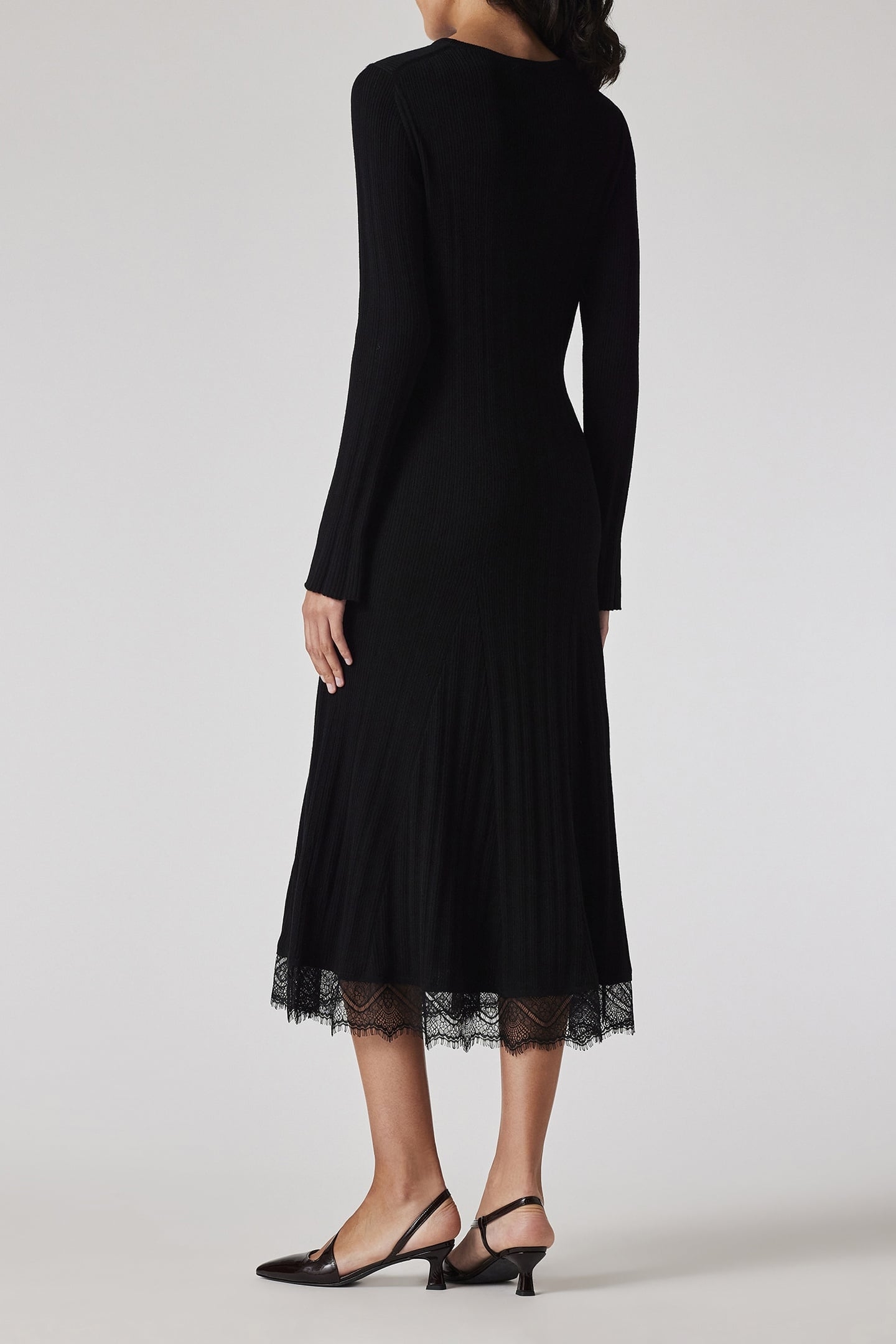 KNITTED DRESS BLACK 3