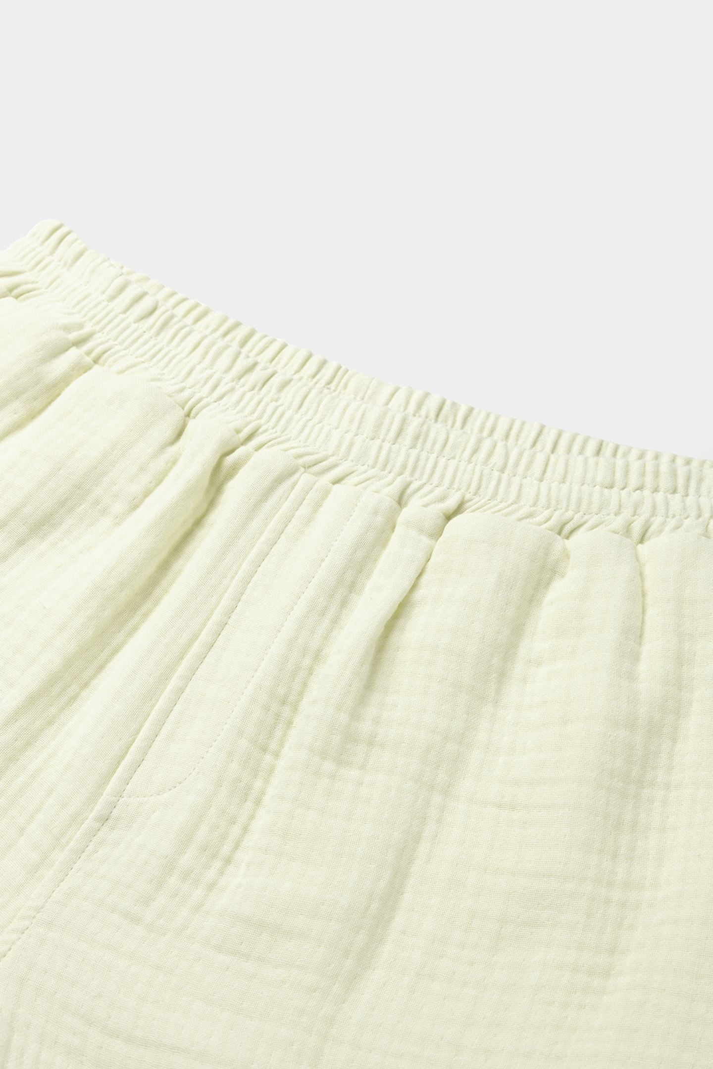 ENZI SEERSUCKER SHORTS ICING YELLOW 4