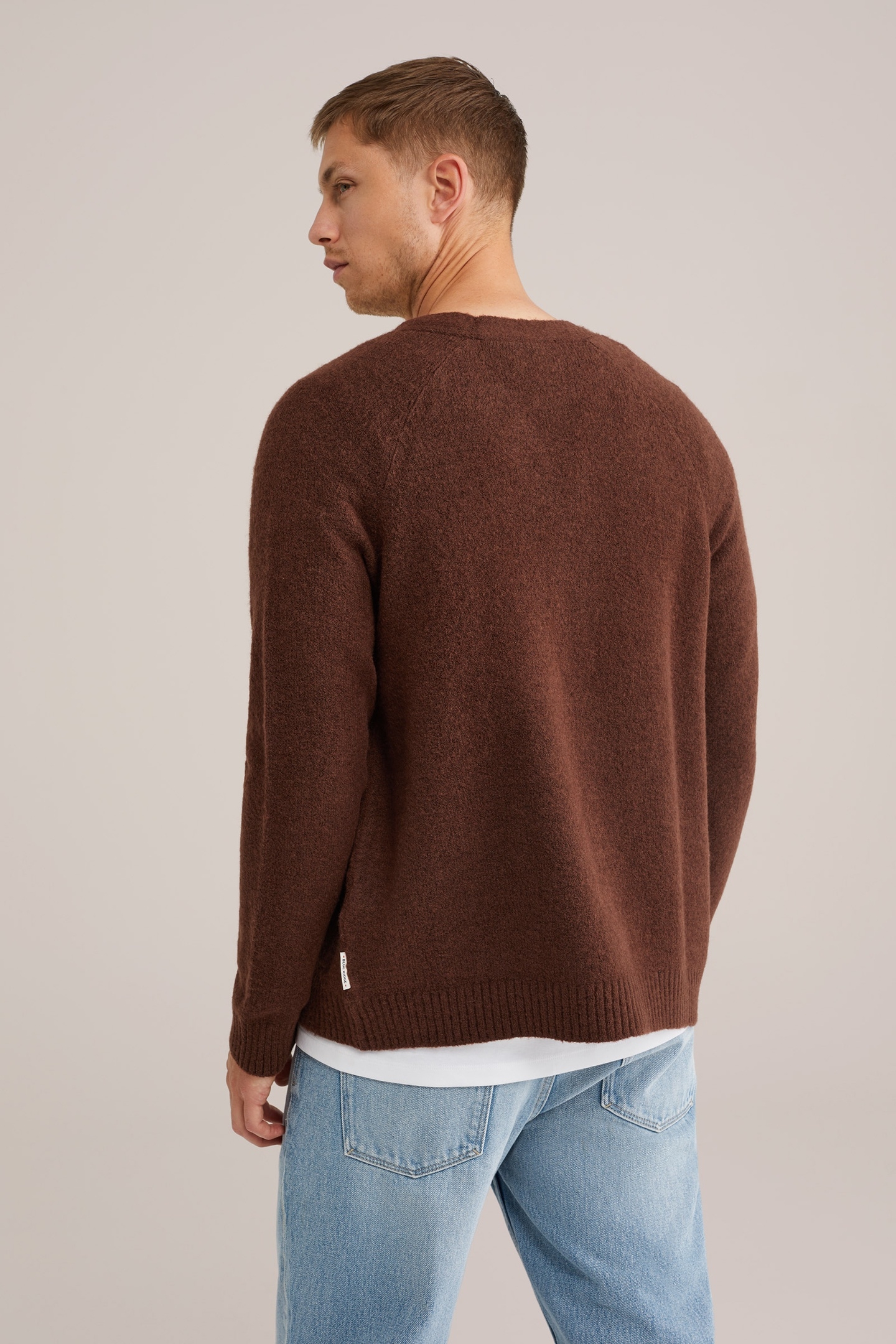 CARDIGAN SAFFRON RED 2