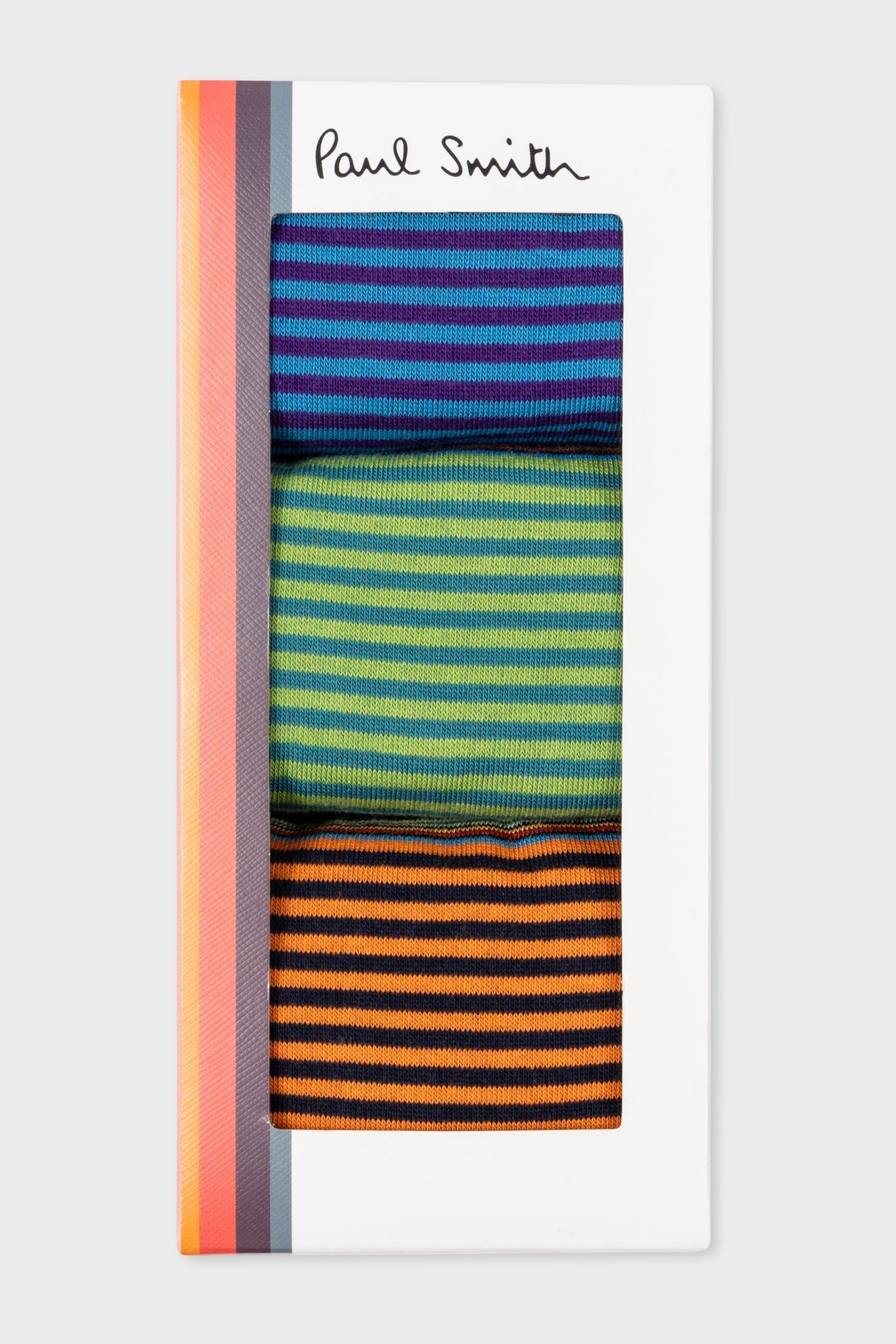 SOCK 3 PACK STRIPE MIXED PLATE 1 2