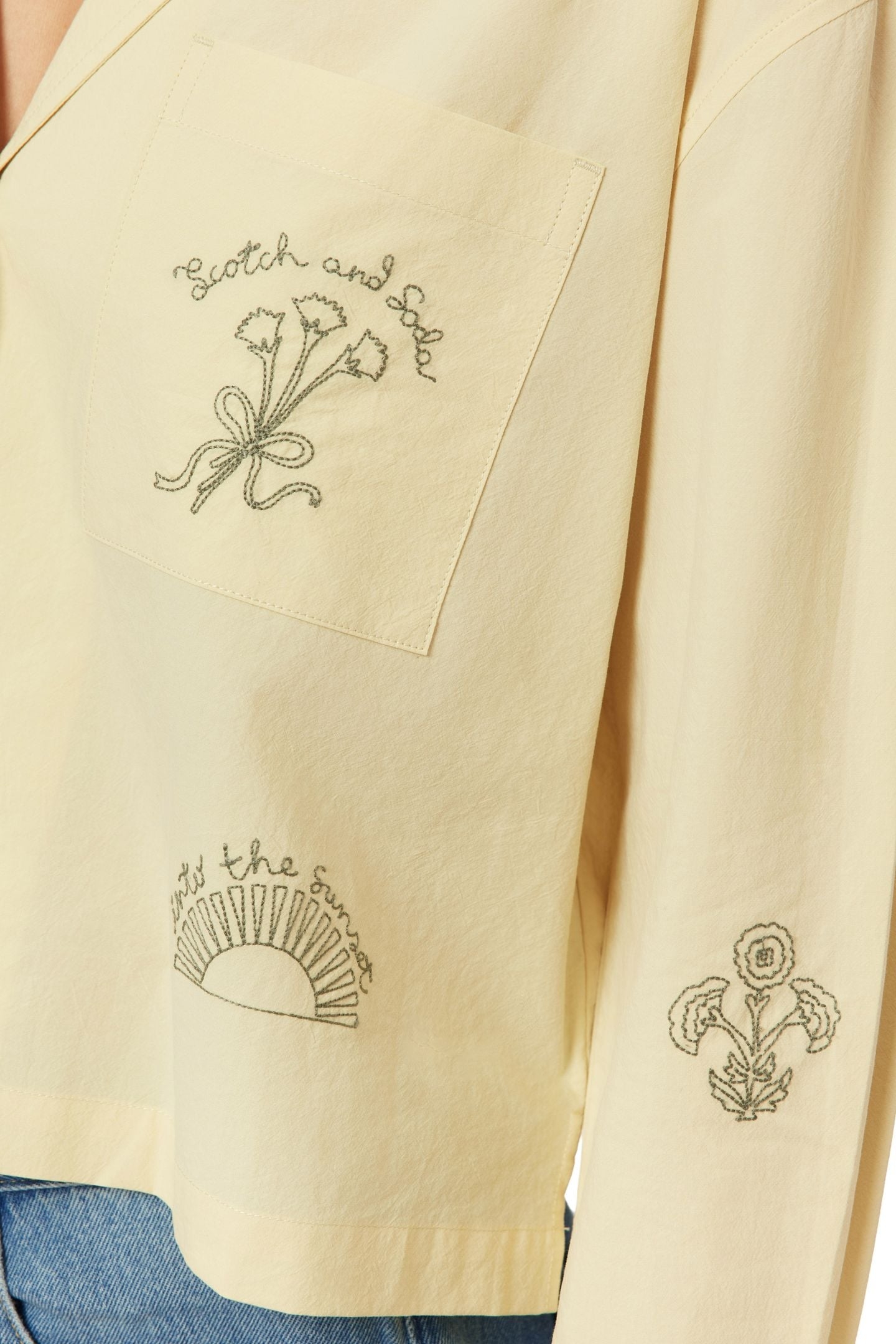 EMBROIDERED SHIRT CHINO GREEN 7