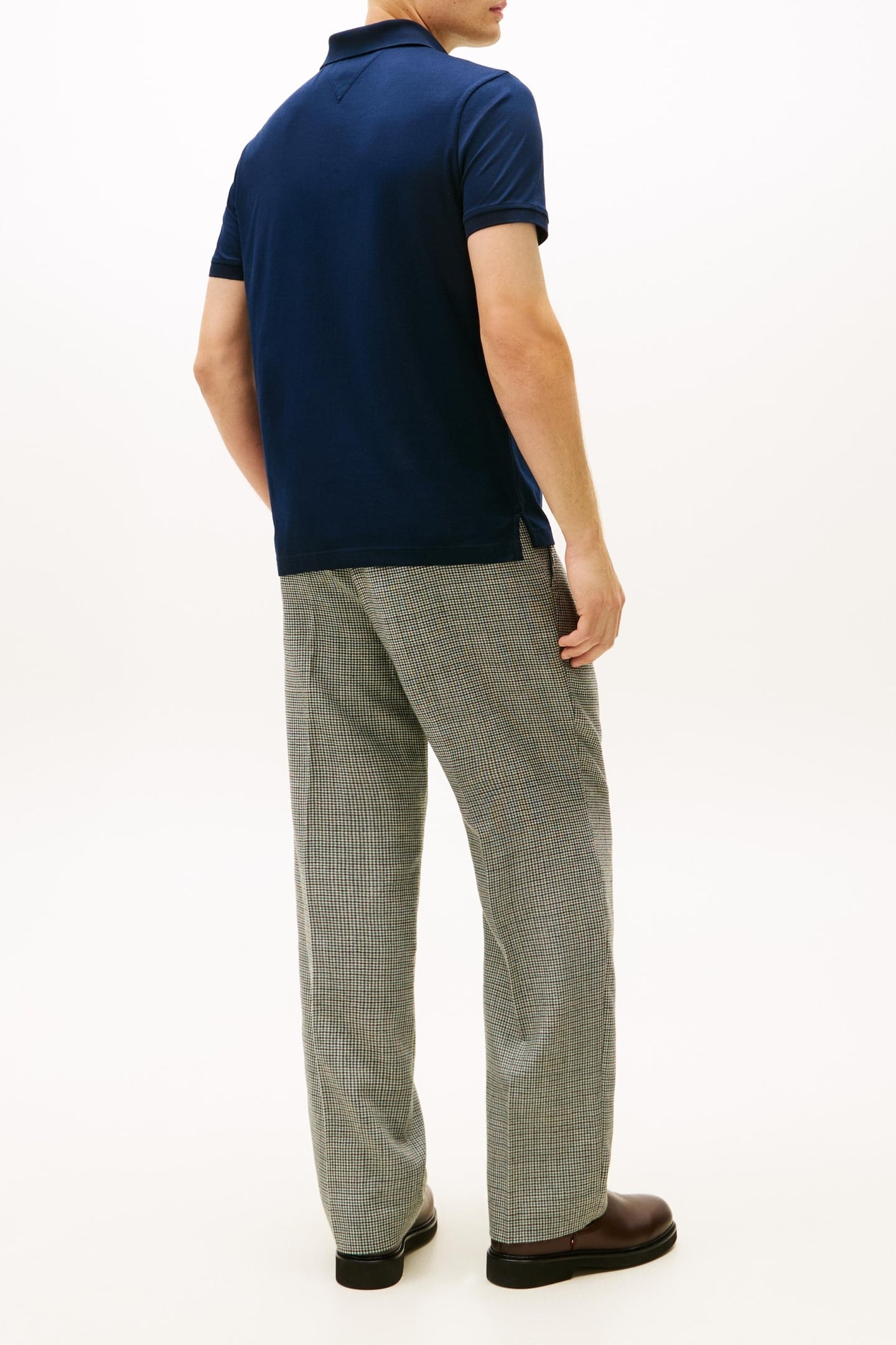 HIDDEN PLACKET DETAIL POLO DARK NIGHT NAVY 5