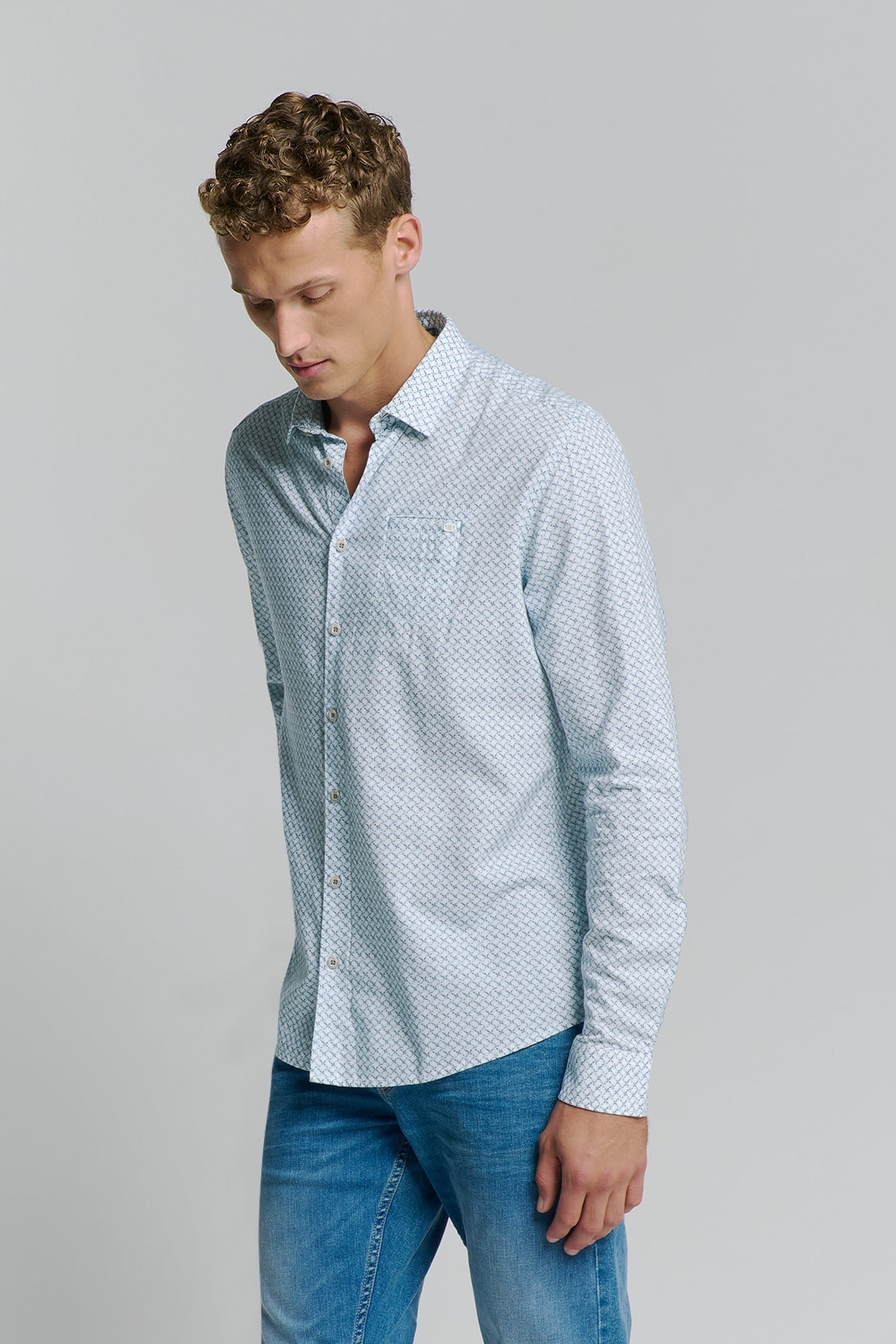 SHIRT ALLOVER PRINTED ICE 1