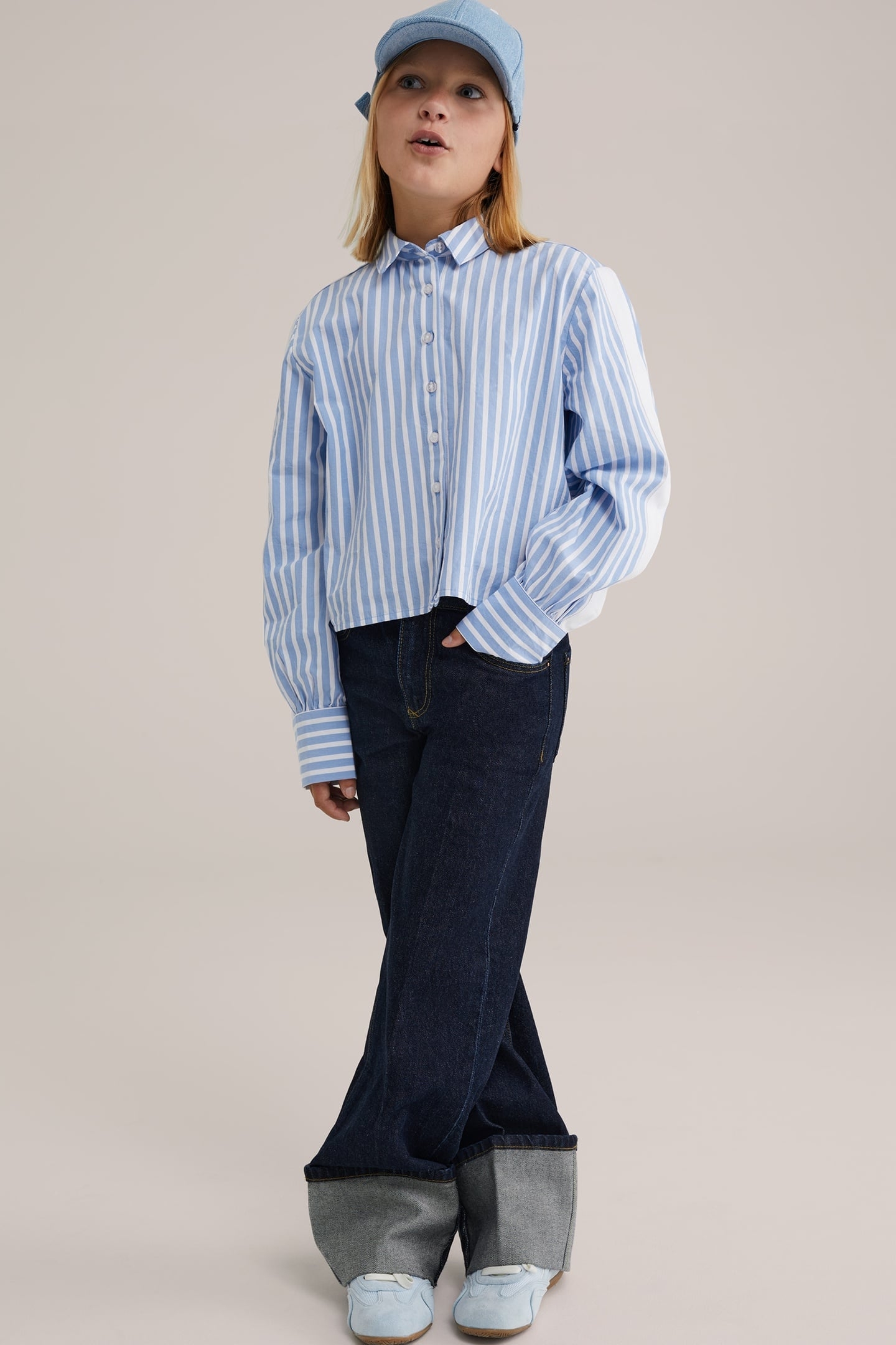 5-POCKET HIGH RISE DARK BLUE 5