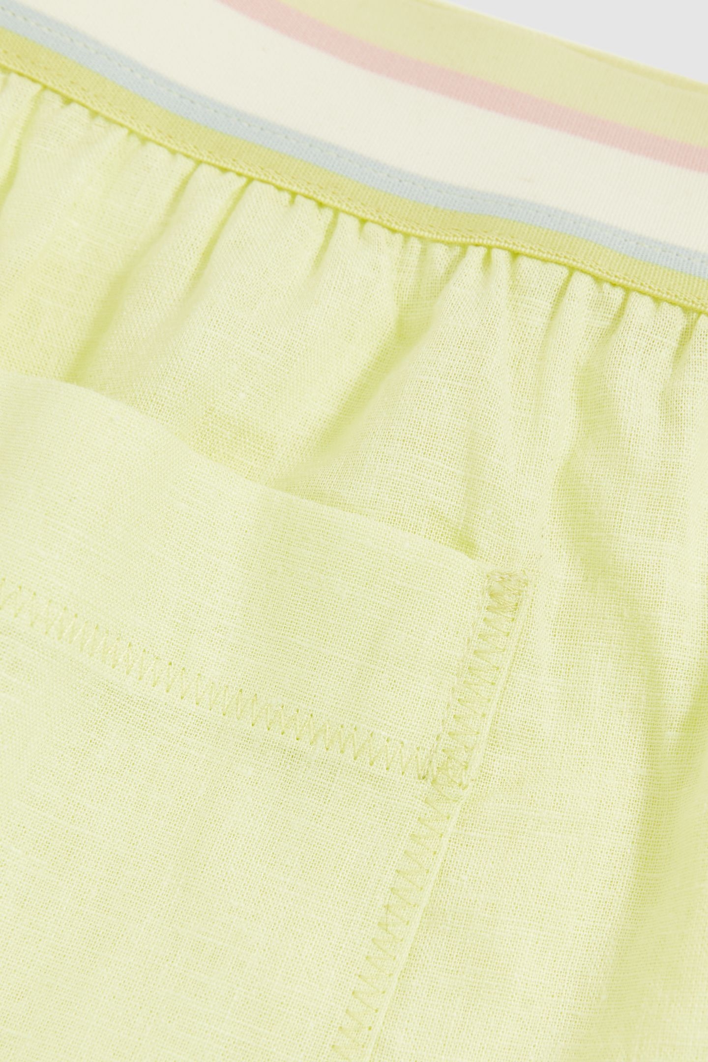 WAISTBAND BOXER SHORT LEMON YELLOW 6