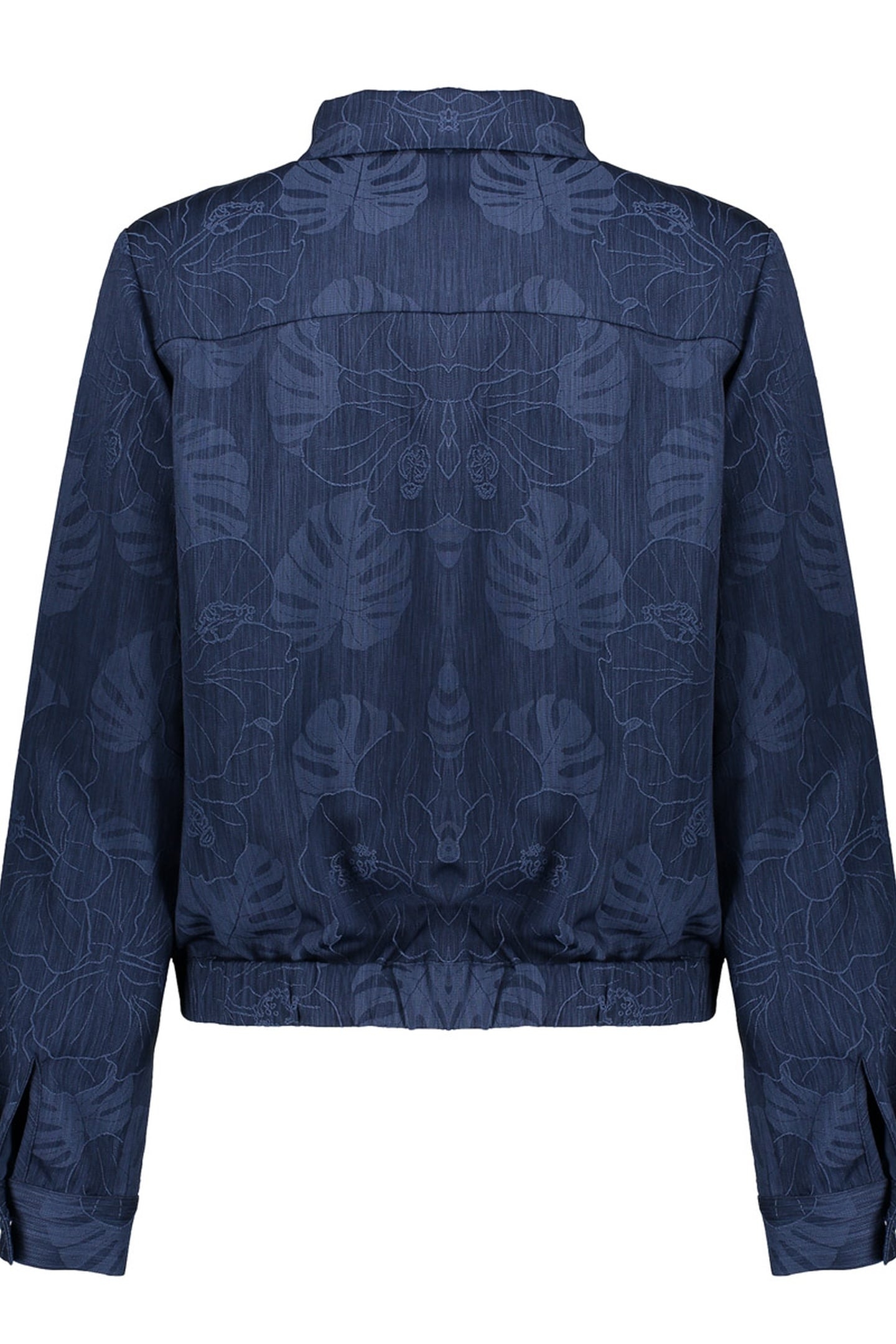 JACKET DENIM FLOWERS BLUE 2