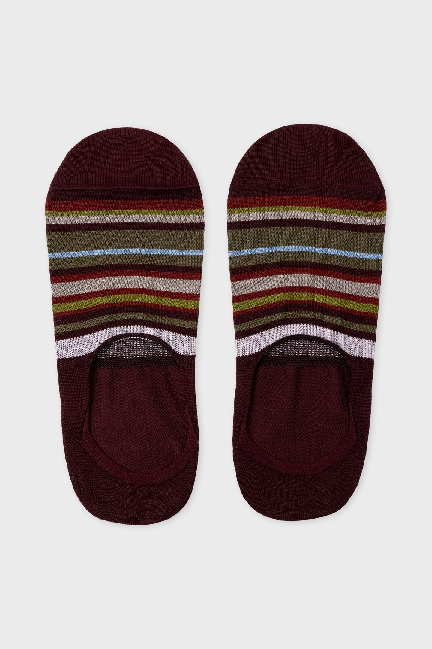 SOCK HARLAN NO SHOW BURGUNDY/ BORDE 2