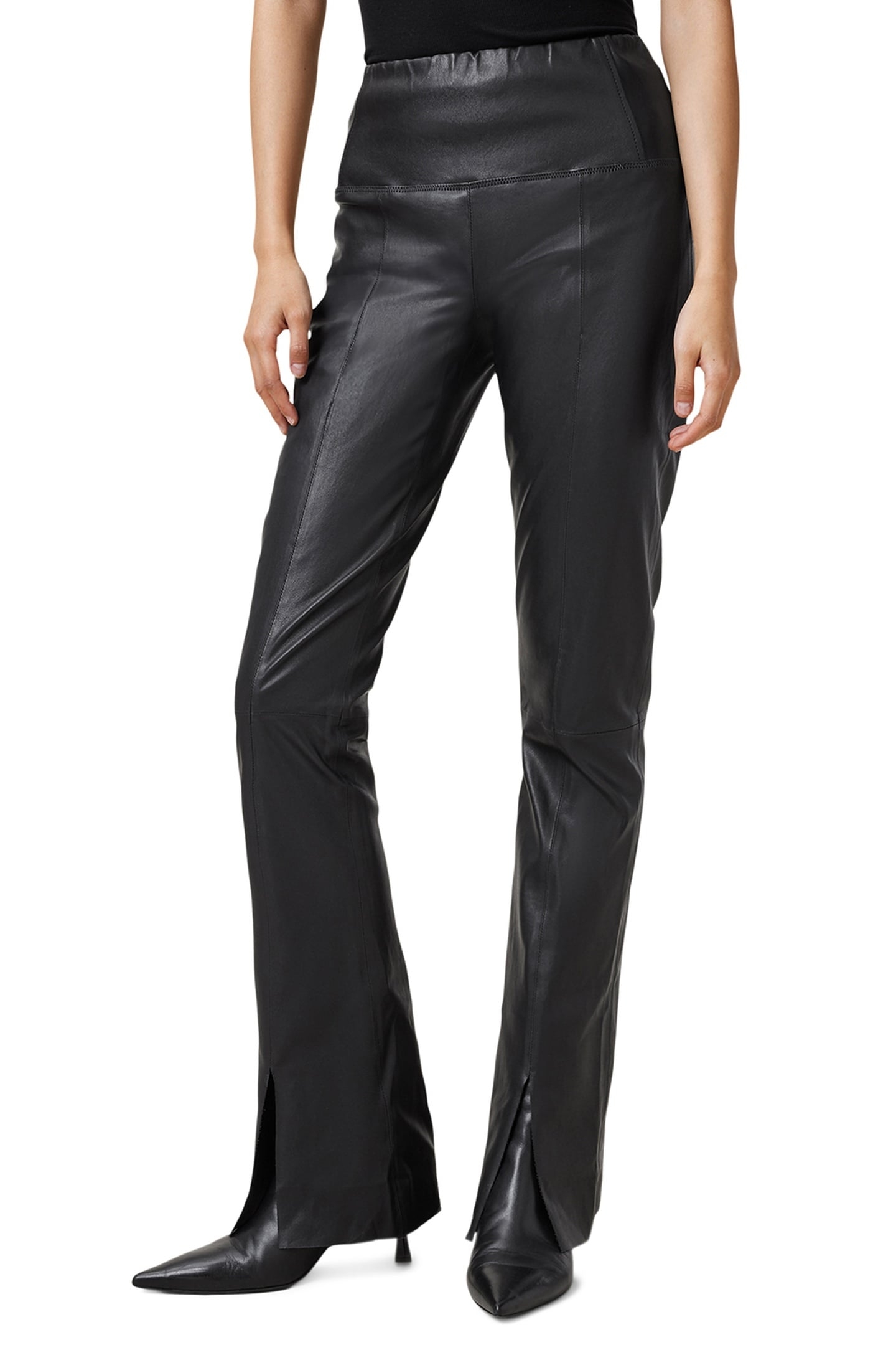 CORA FLARE LEGGINGS BLACK 2