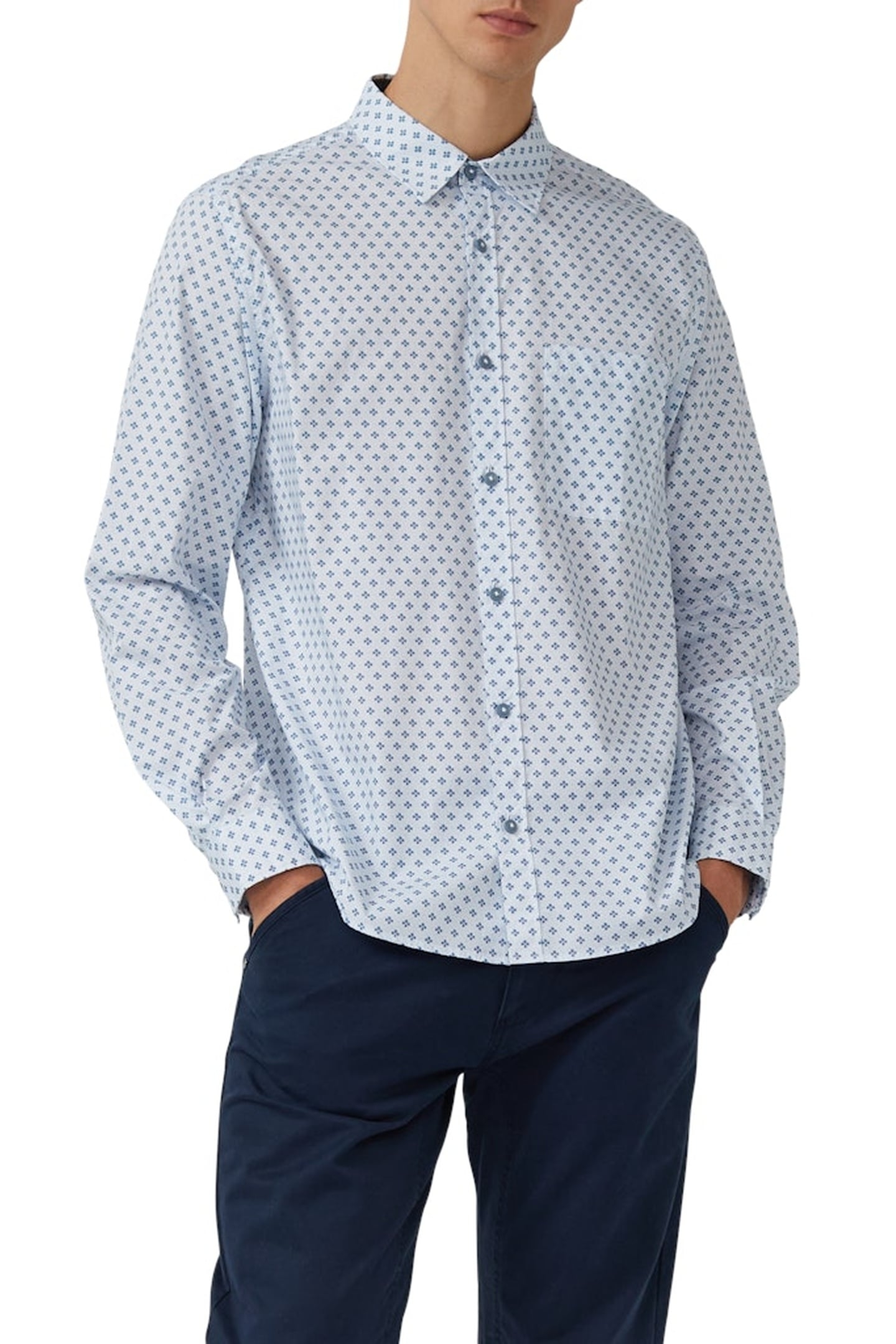 S.OLIVER SHIRTS LIGHT BLUE 1