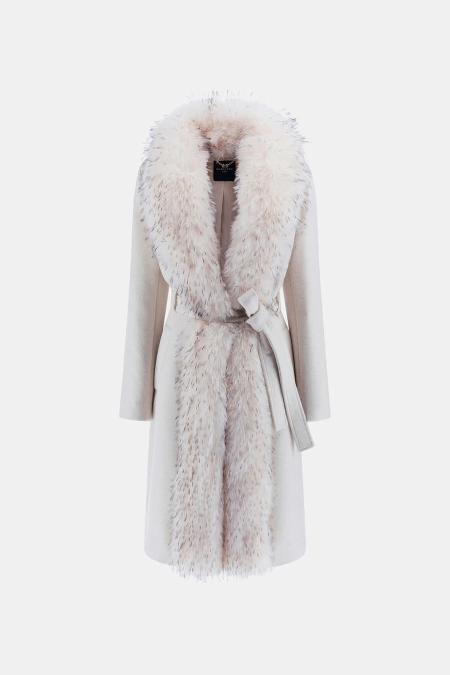 MARCIANO BY GUESS VALERIE COAT HEATHER OFF WHITE 3