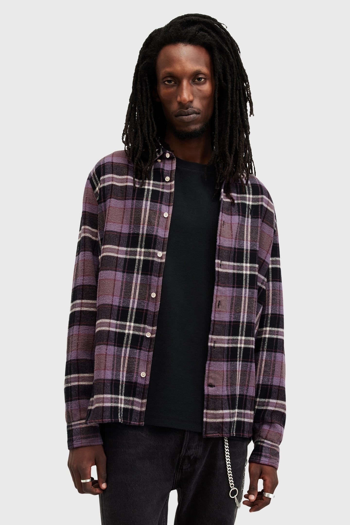 BUZZARD LS SHIRT COSMIC PURPLE 3