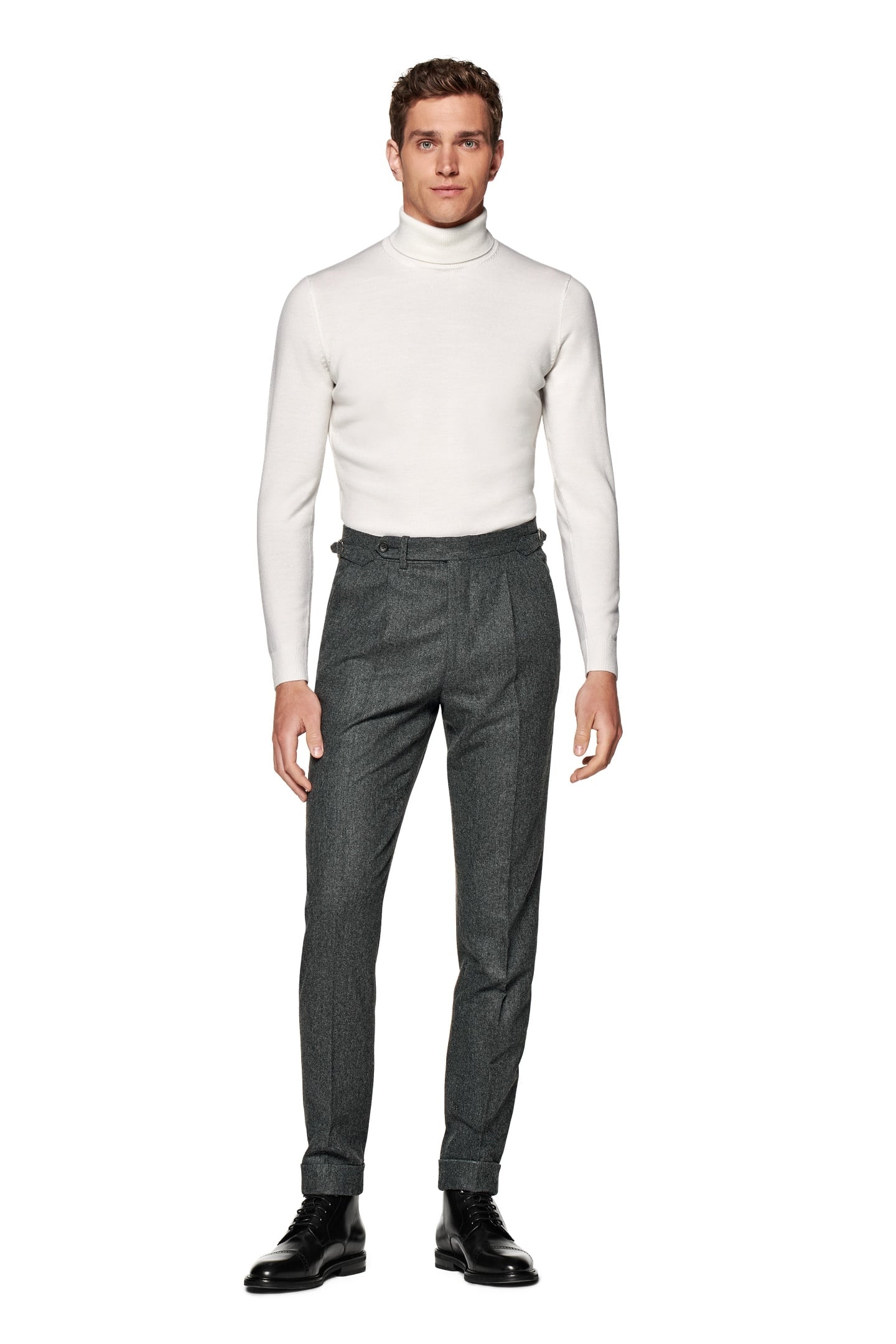 TROUSER-MID-GREY MID GREY 2