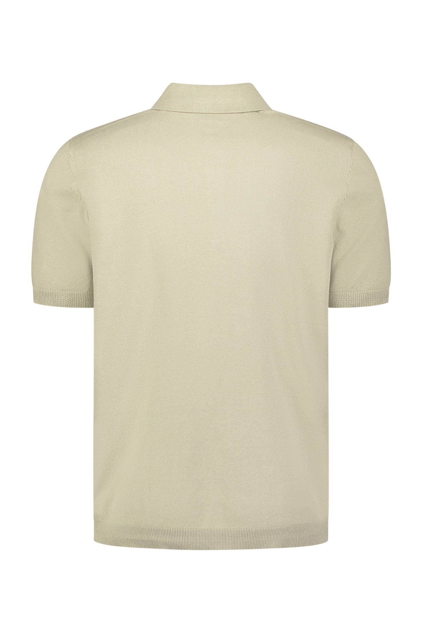 PULLOVER SHORT SLEEVE POLO BUTTON TAUPE 2