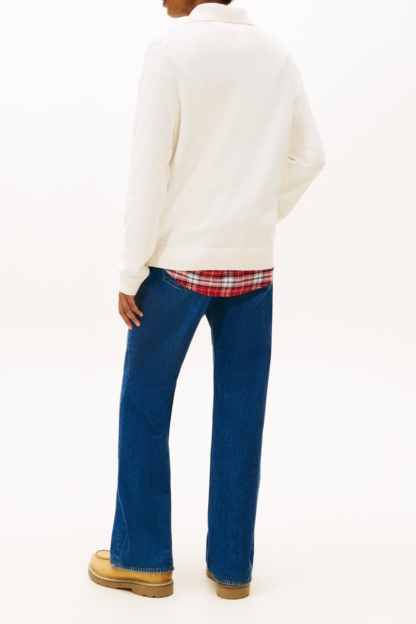 SLIM ESSENTIAL PULLOVER SWEATER ANCIENT WHITE 5