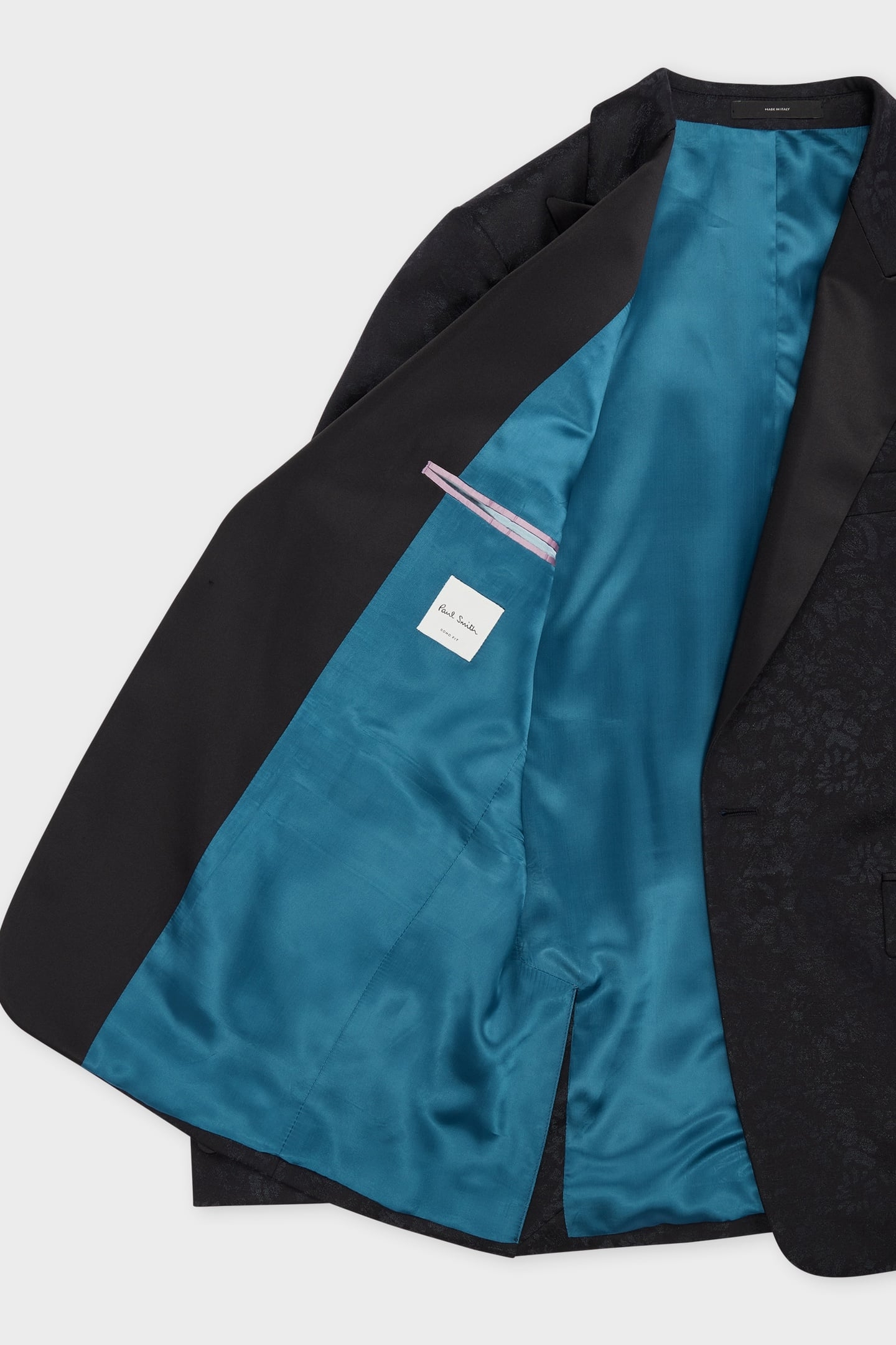 EVENING 1BTN JACKET BLACK MELANGE 7