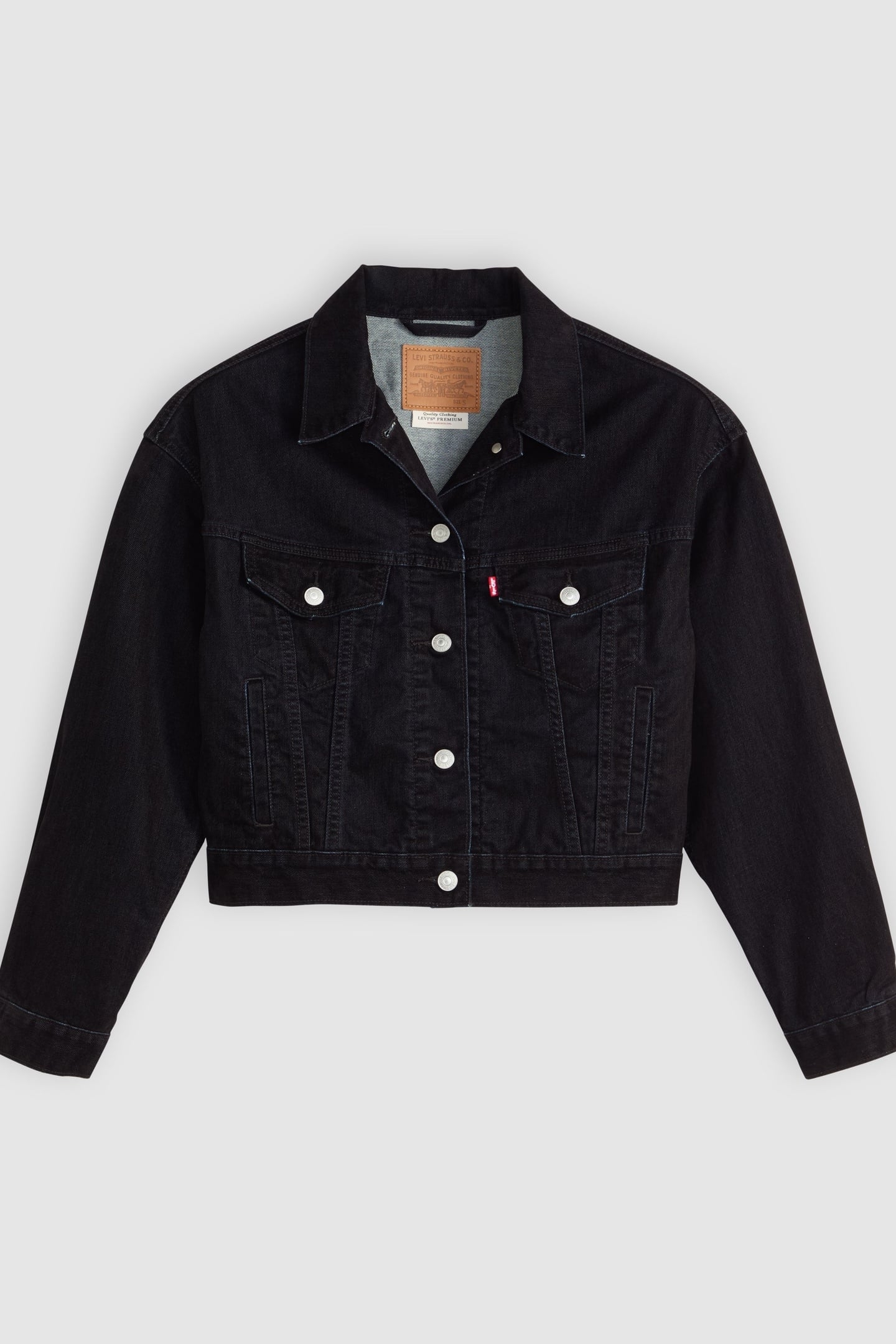 90S TRUCKER JACKET BLACK 3